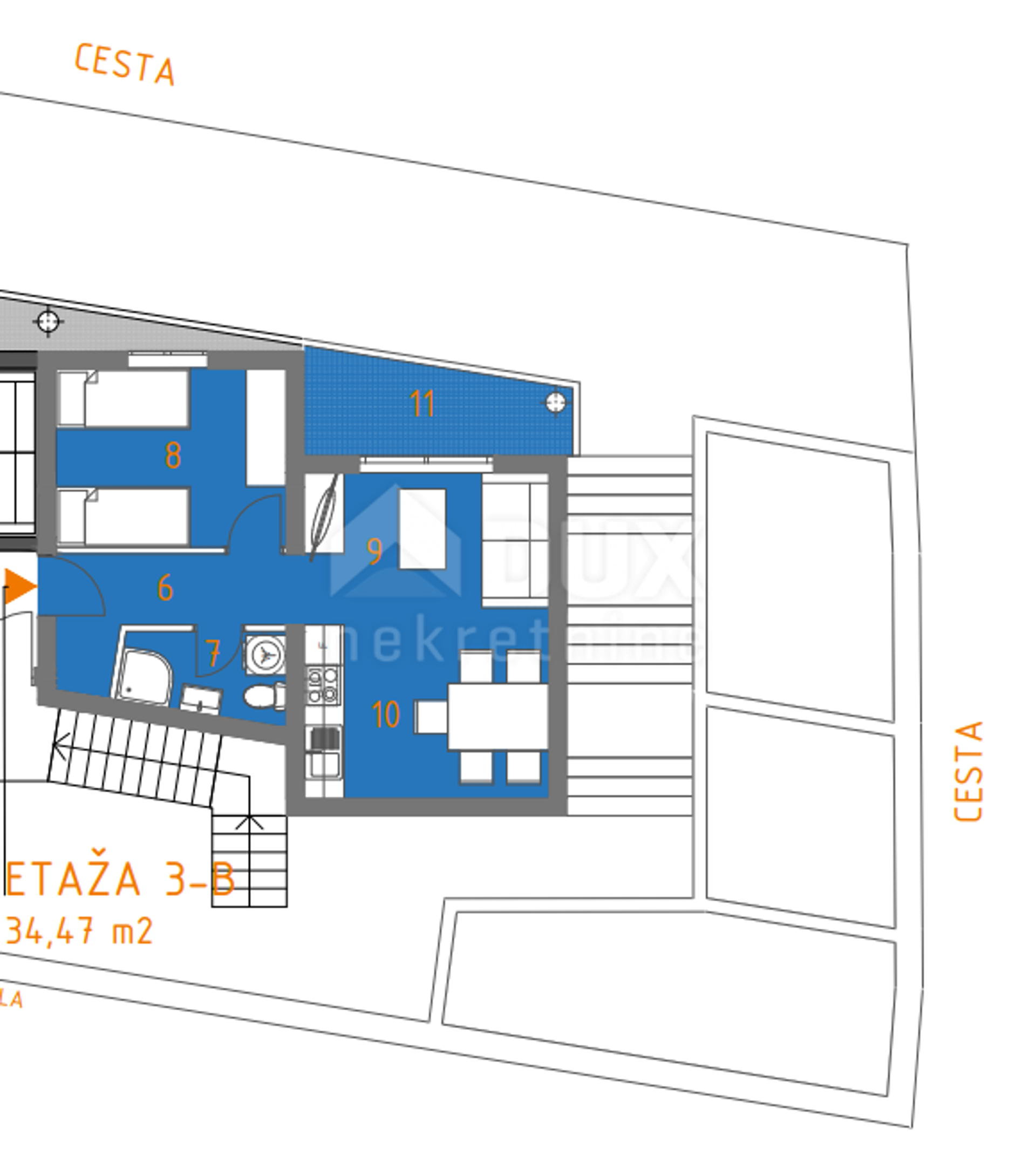 Kondominium w Primošten Burnji, Šibensko-kninska županija 12513892