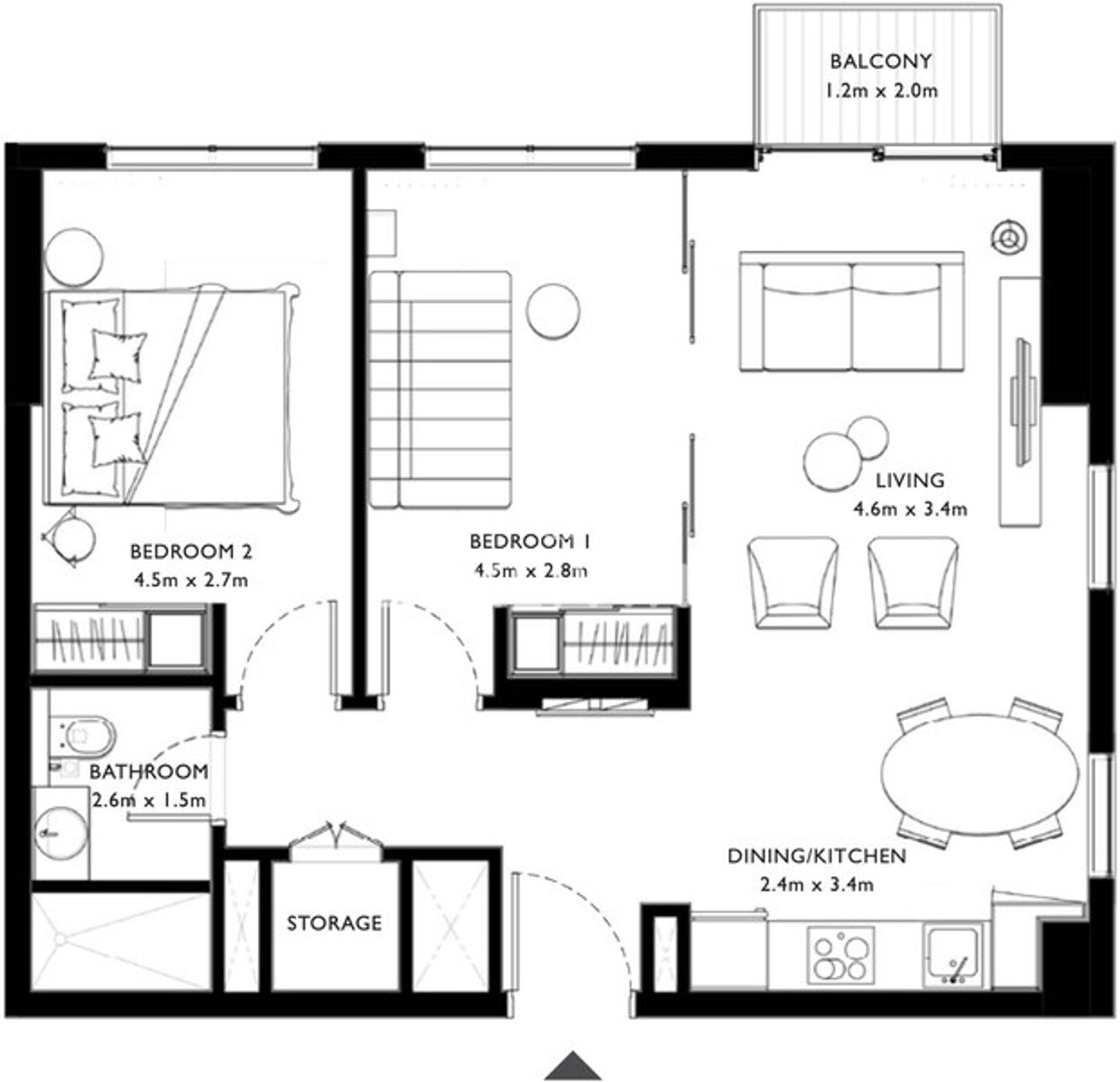 Kondominium di Dubai, Dubai 12555670