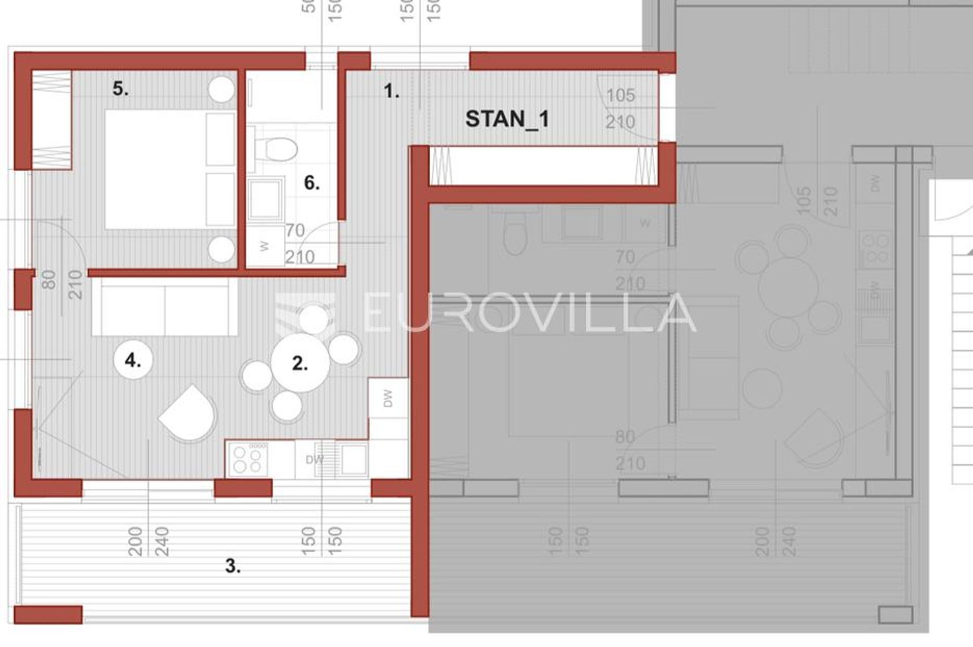 Kondominium w Bokanjac, Zadarska Zupanija 12557039