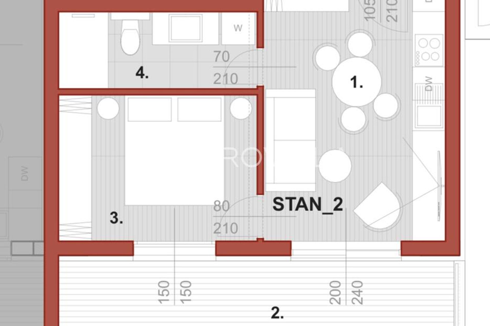 Condominium dans Zadar, Zadarska županija 12557046