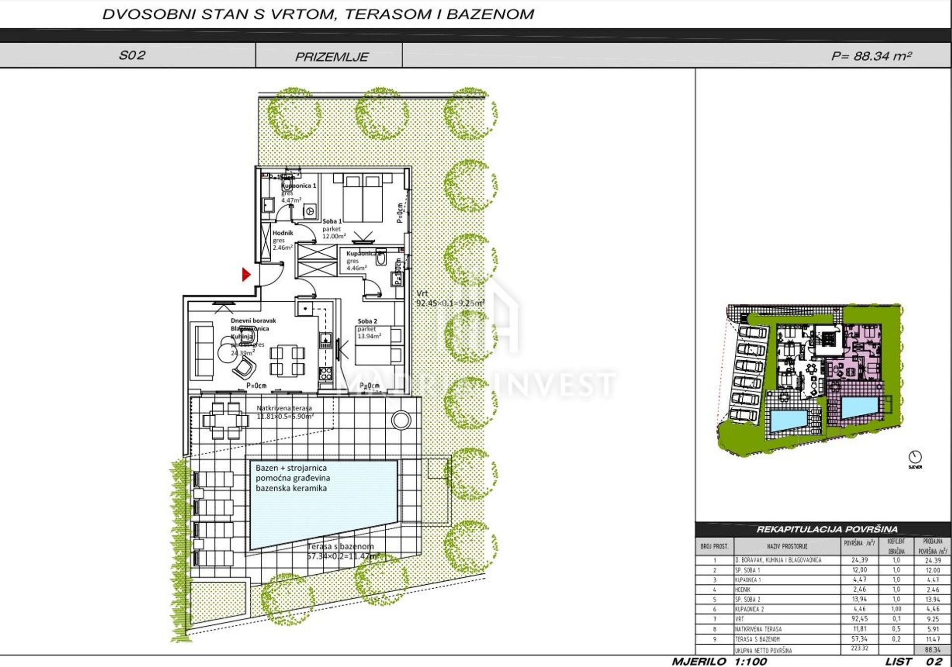 Kondominium di Sukošan, Zadar County 12651824