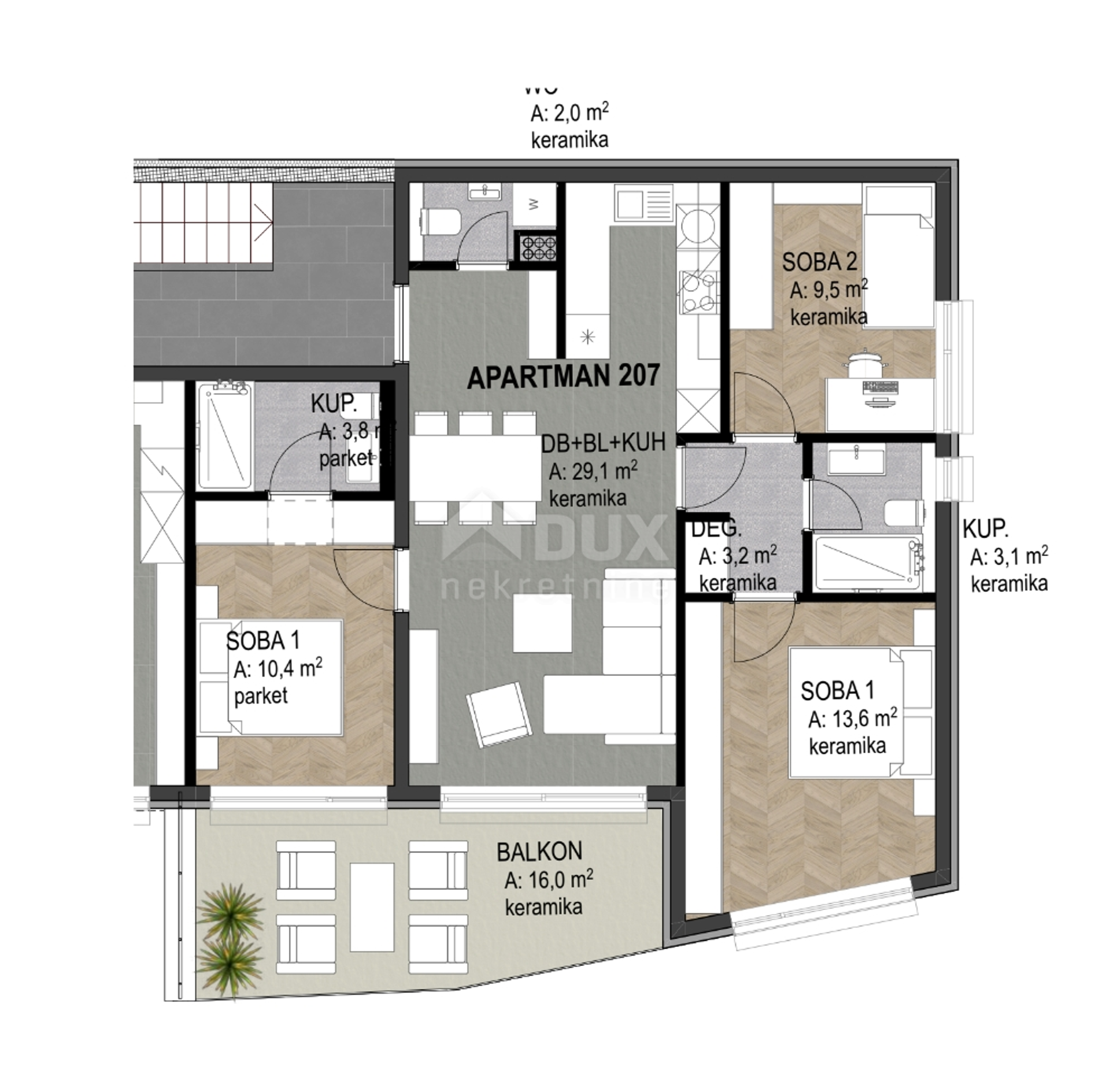 Condominium dans Opatija, Primorje-Gorski Kotar County 12662154