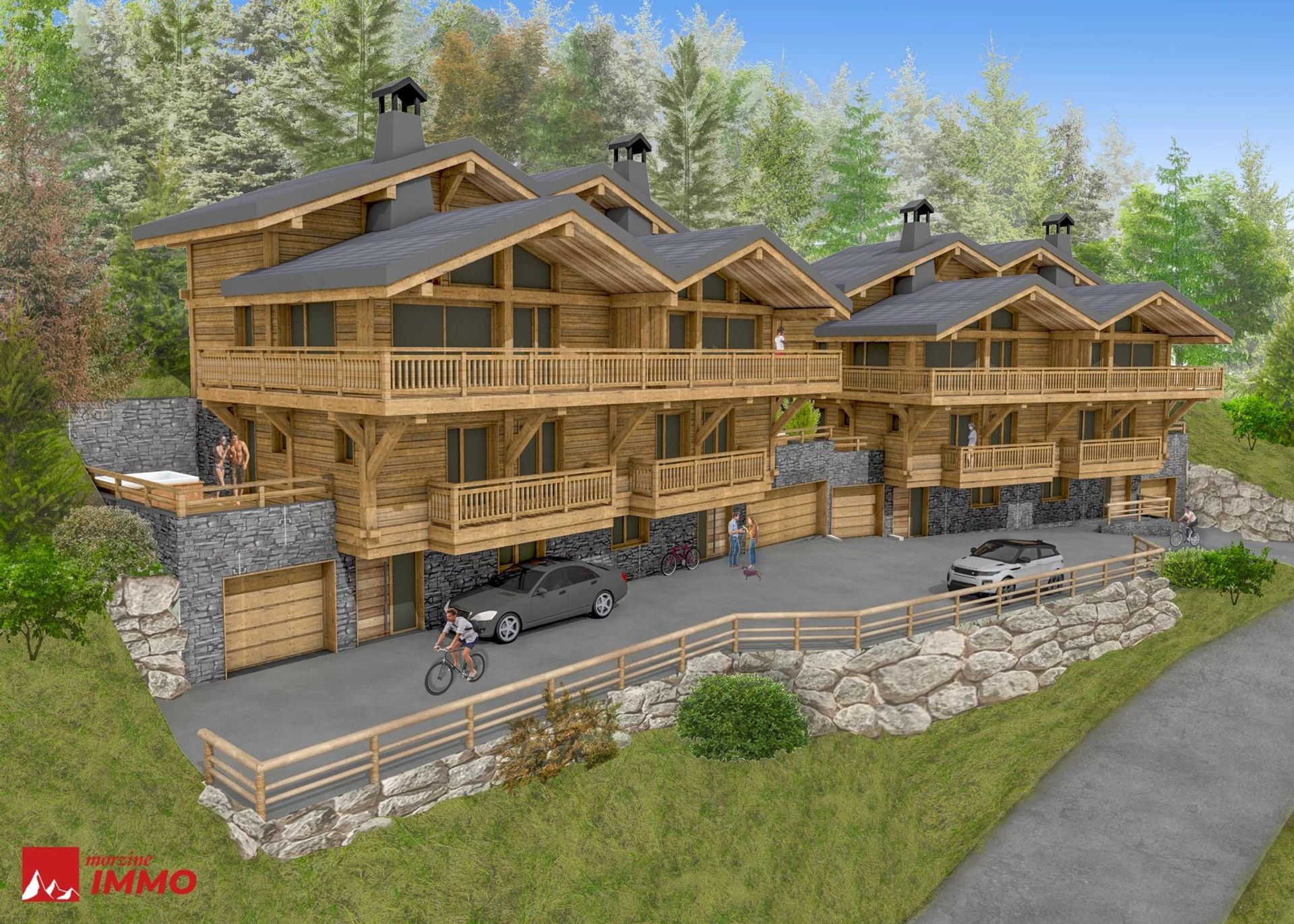 Hus i Morzine, Haute-Savoie 12664973