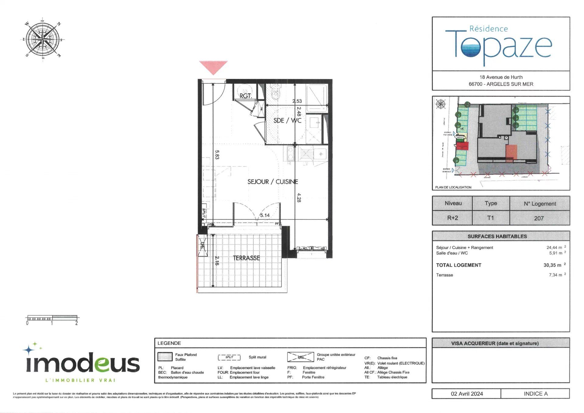 Kondominium w Argeles-sur-Mer, Oksytania 12665103