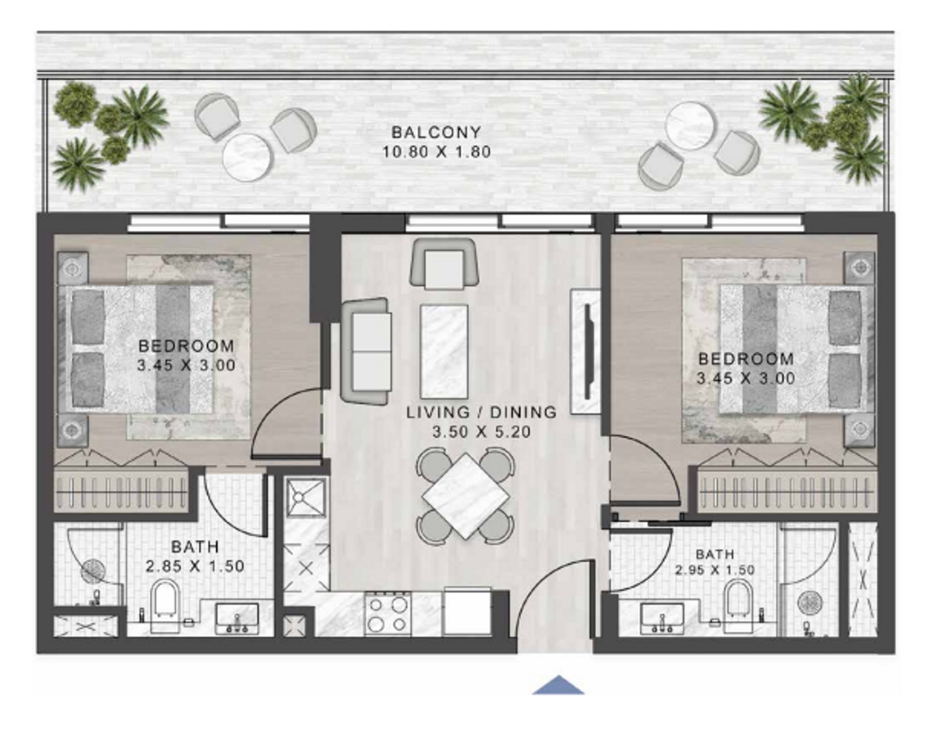 Kondominium dalam Dubai, Dubai 12666434