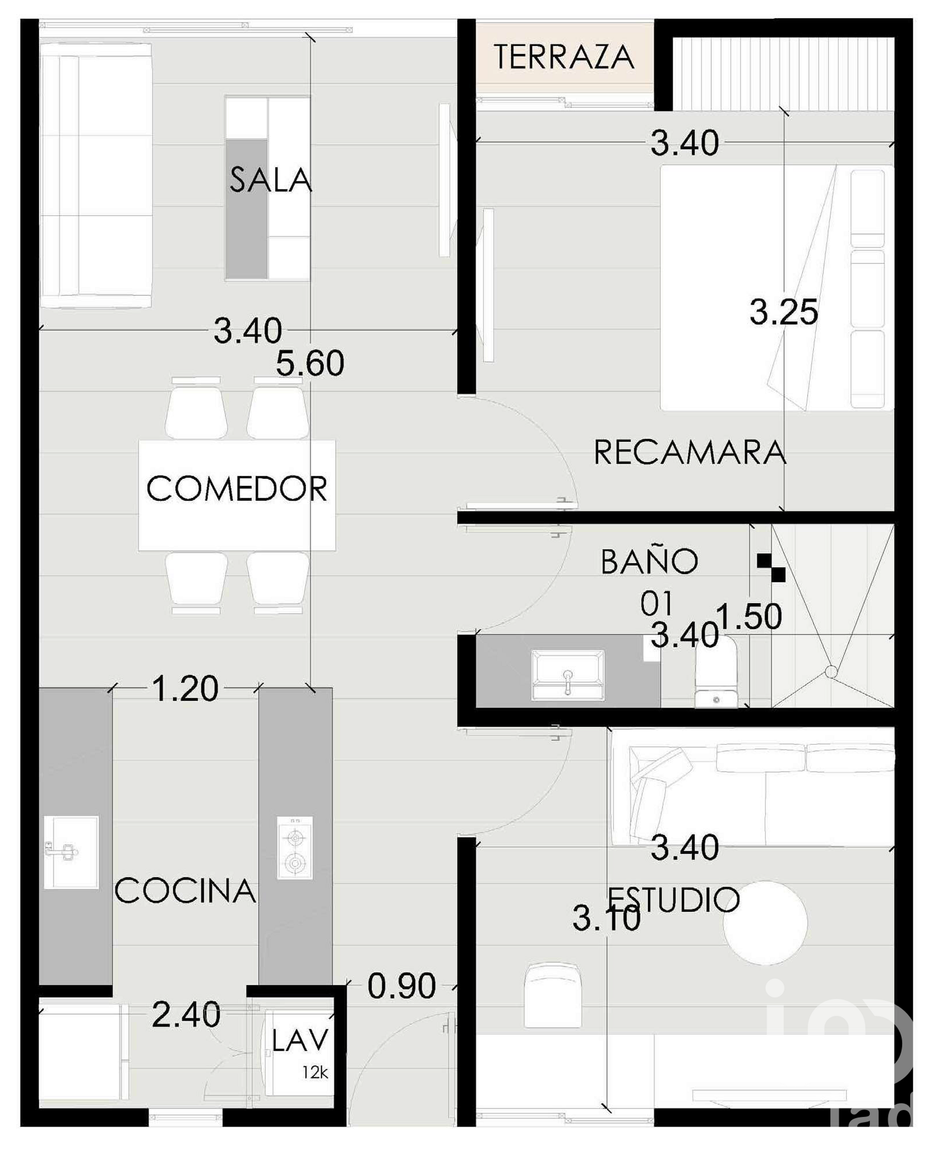 Eigentumswohnung im Mérida, Yucatán 12677898