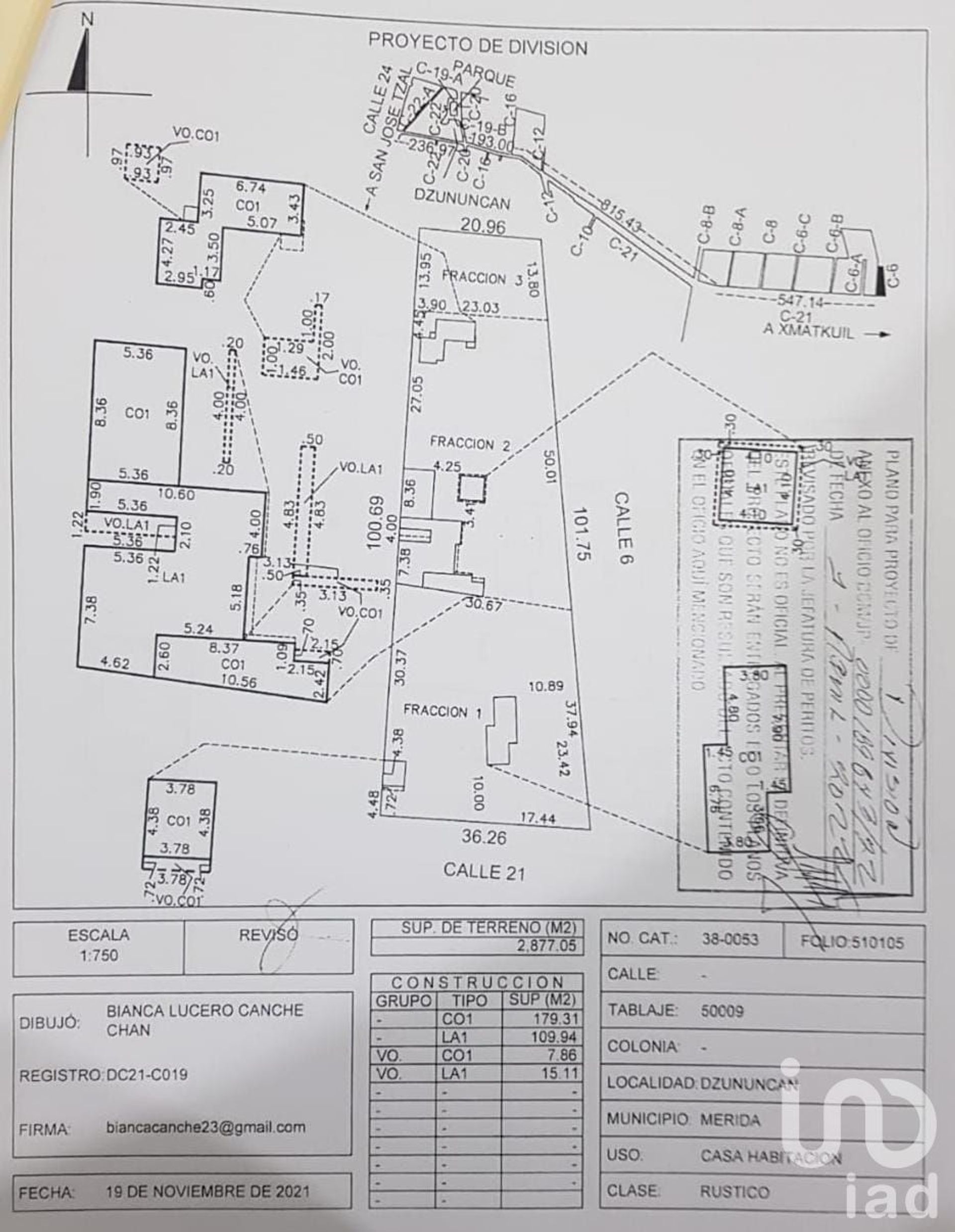 Terre dans San Jose Tzal, Yucatán 12680999