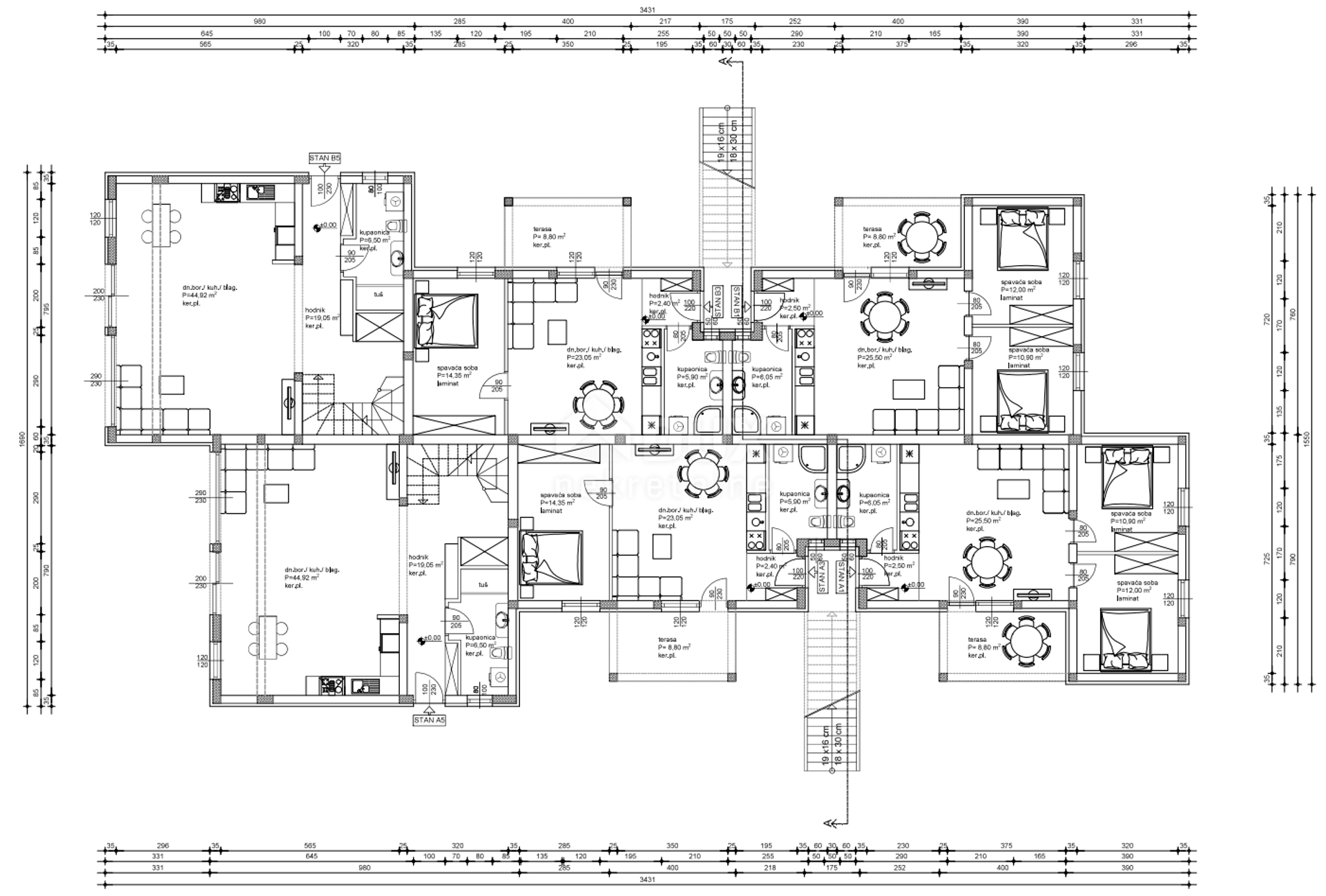 Condominium dans Zaton, Zadar County 12683065