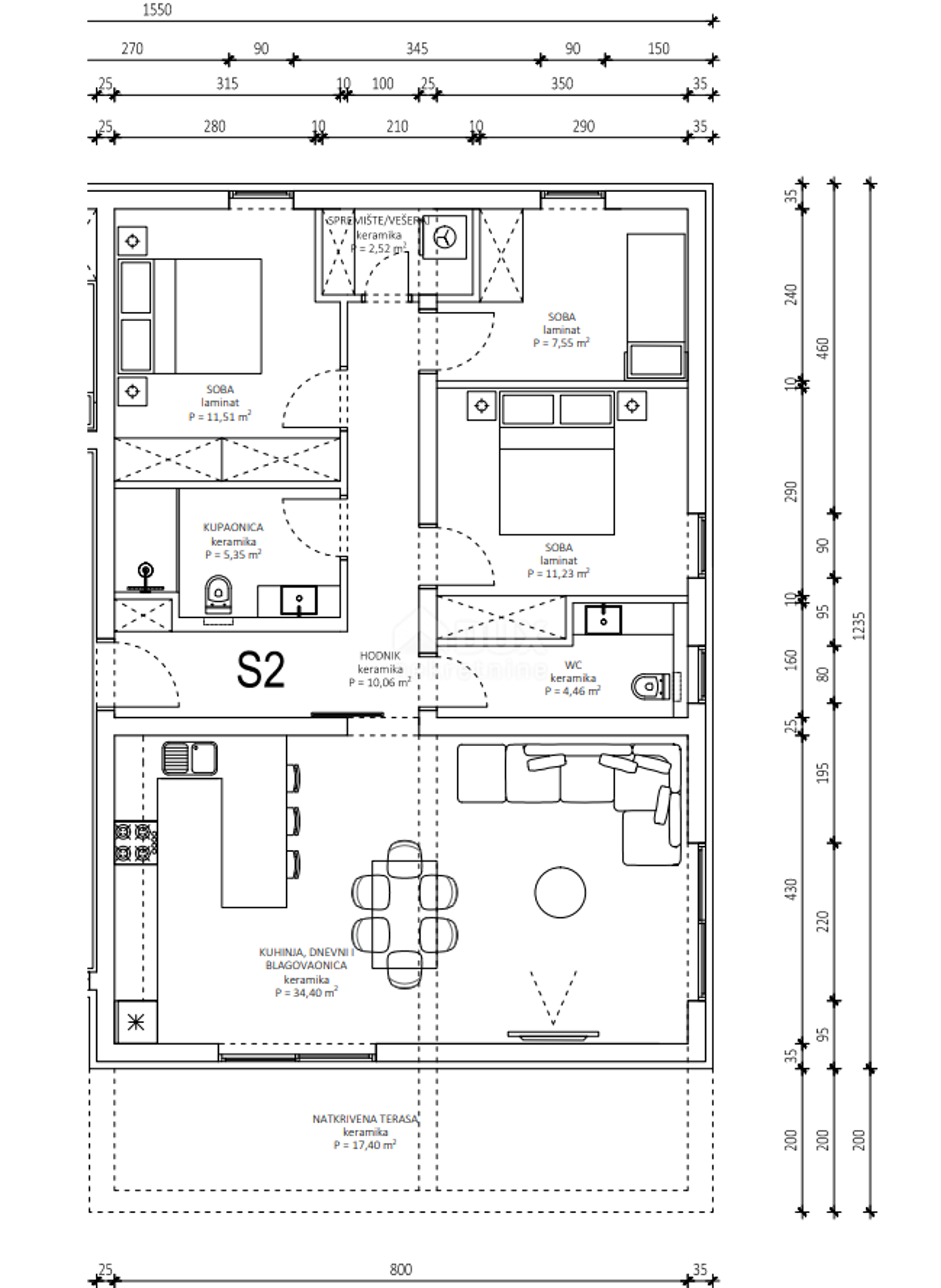 公寓 在 Jasenice, Zadar County, Zadar County 12687978