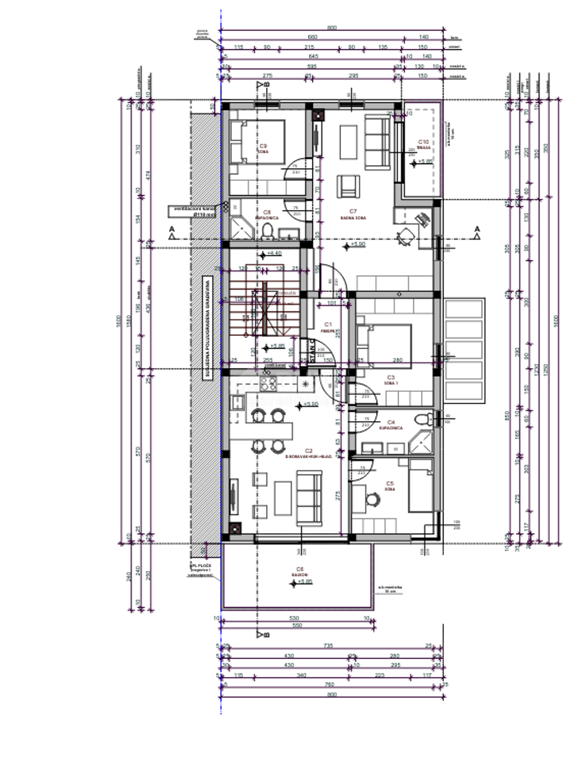 Condominium dans Medulin, Istria County 12690572