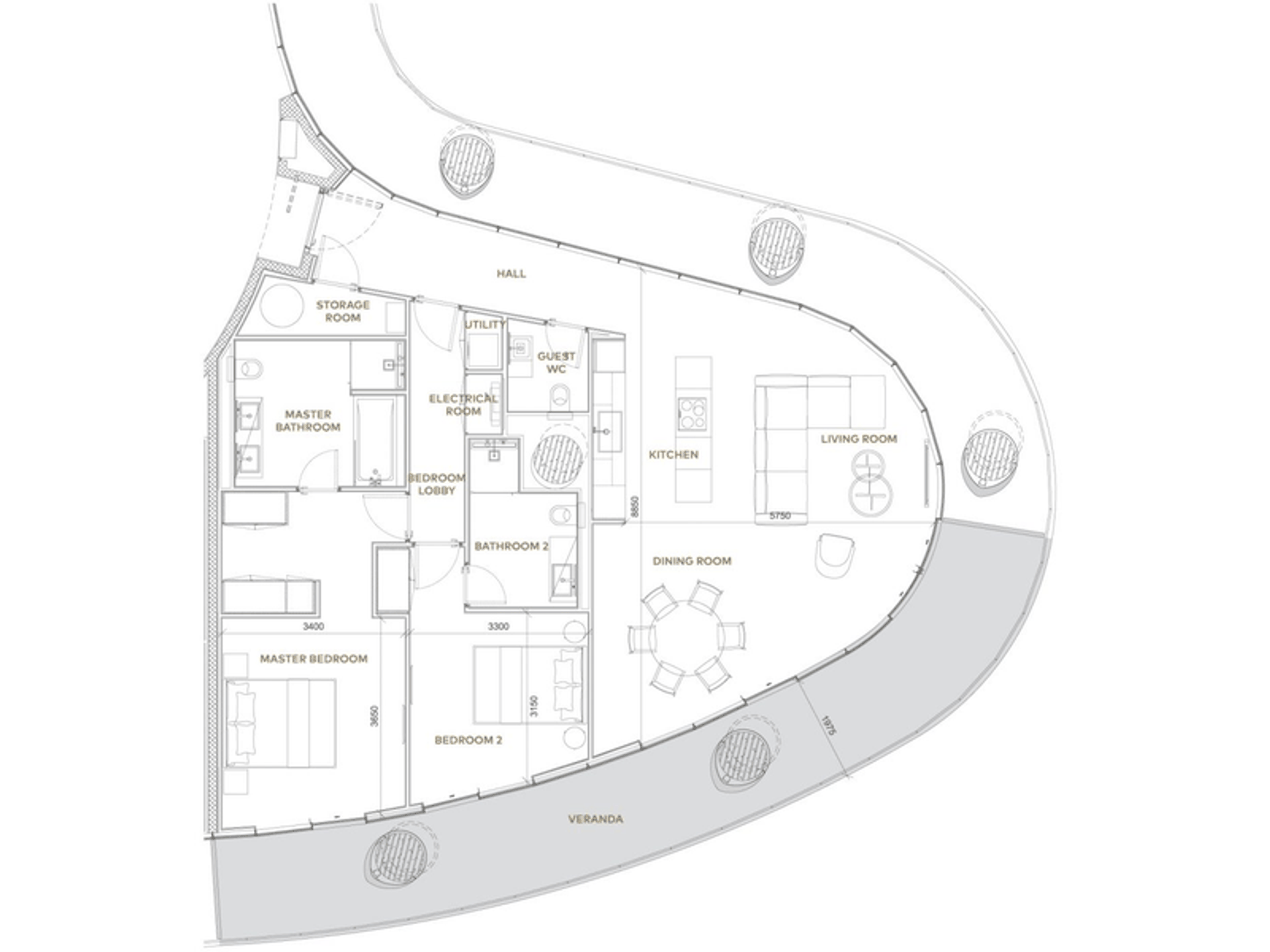 Condominio en Ayia Napa, Gazimağusa 12702334