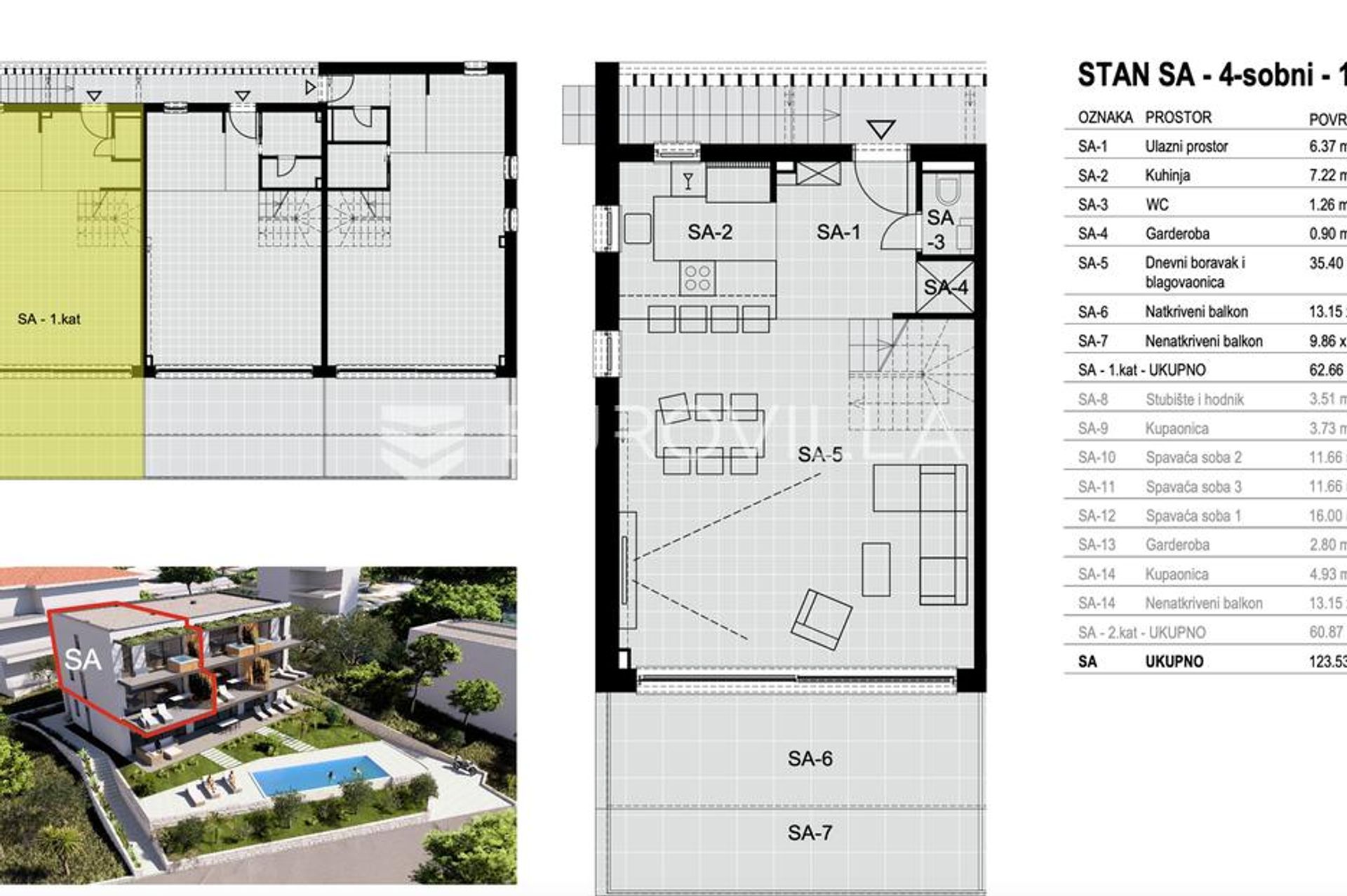 Condominio nel Sibenik, Sibensko-Kninska Zupanija 12711930