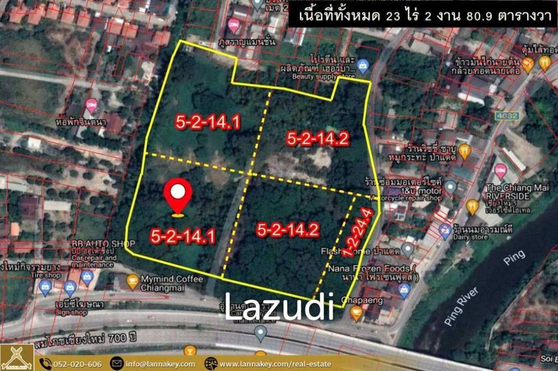 Land im Ban Pa Daet Klang, Chiang Mai 12724906