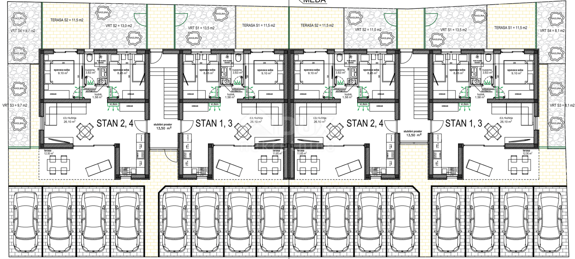 Condominium dans vir, Zadarska Zupanija 12735003