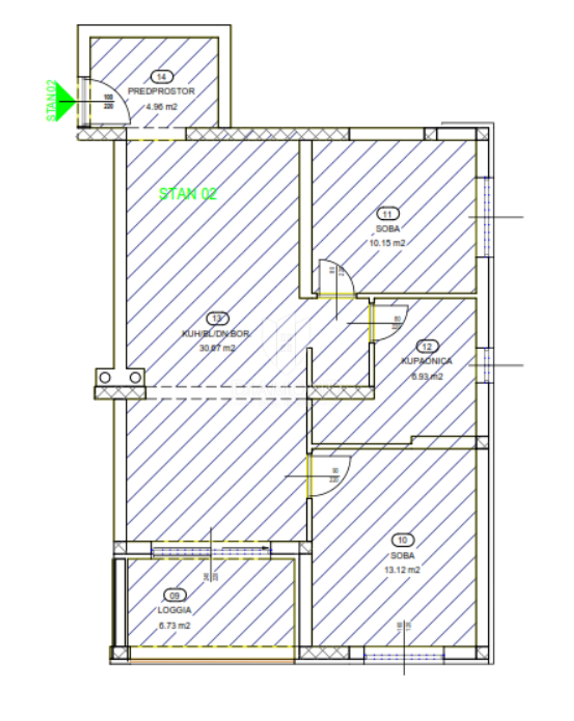 Condominio en Kastav, Primorsko-Goranska Županija 12750948