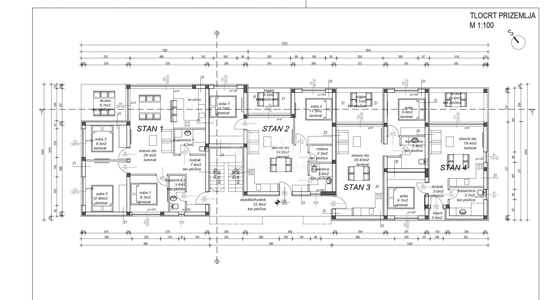 Condominio nel Nin, Zadar County 12754291