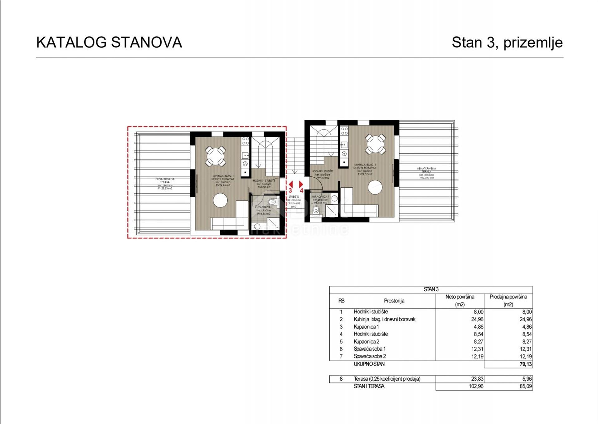 Condominium in Rtina, Zadar County 12754344