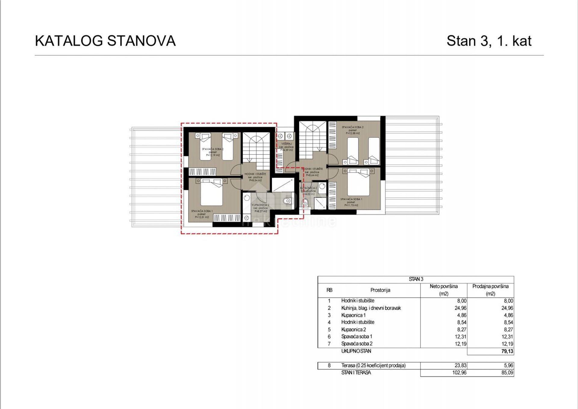 Condominium in Rtina, Zadar County 12754344