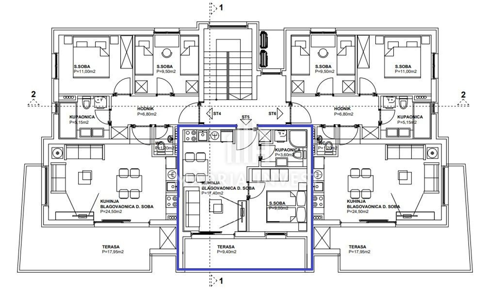 Kondominium w Zadar, Zadarska županija 12754637