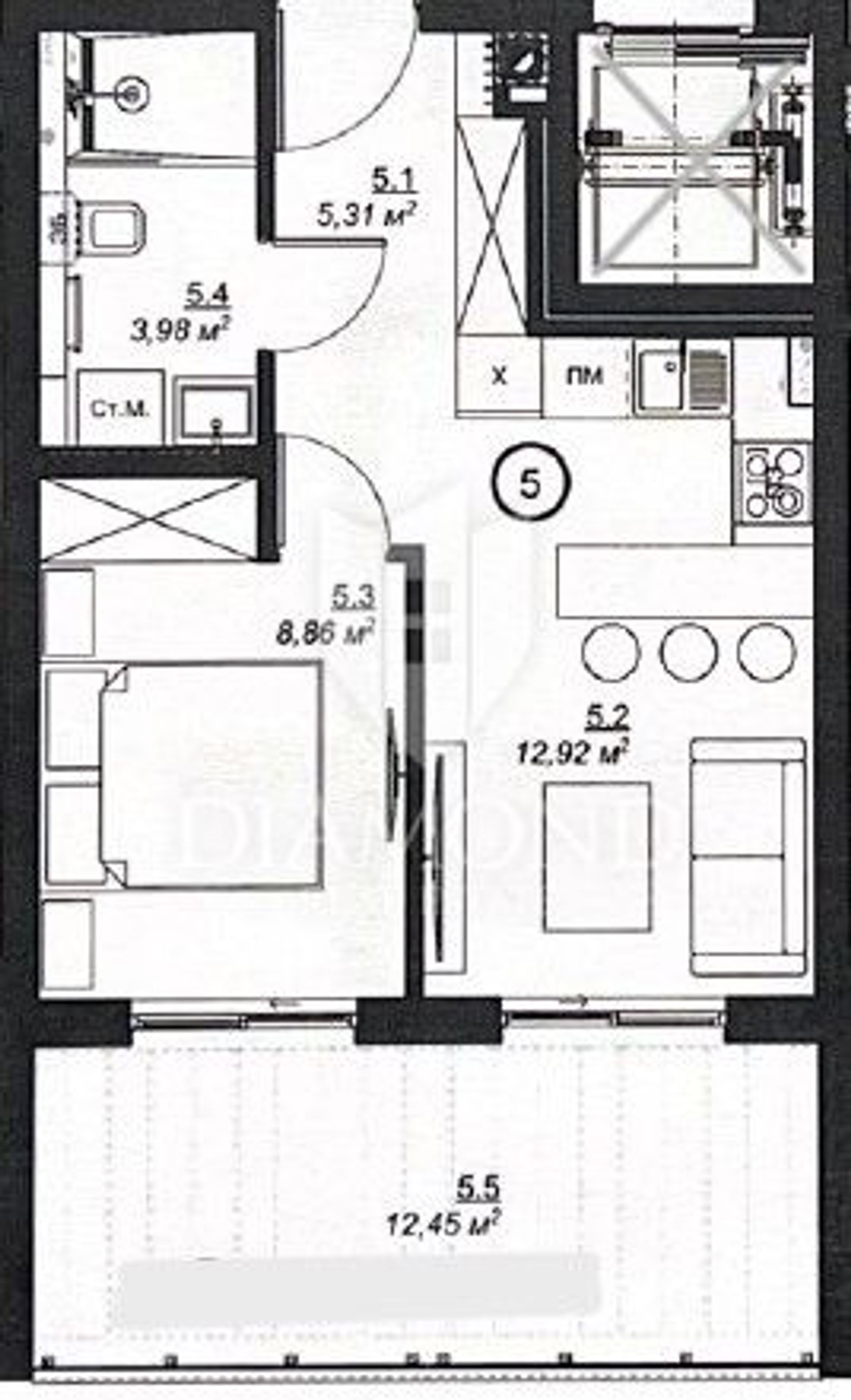 Kondominium w Medulina, Istarska Zupanija 12757042