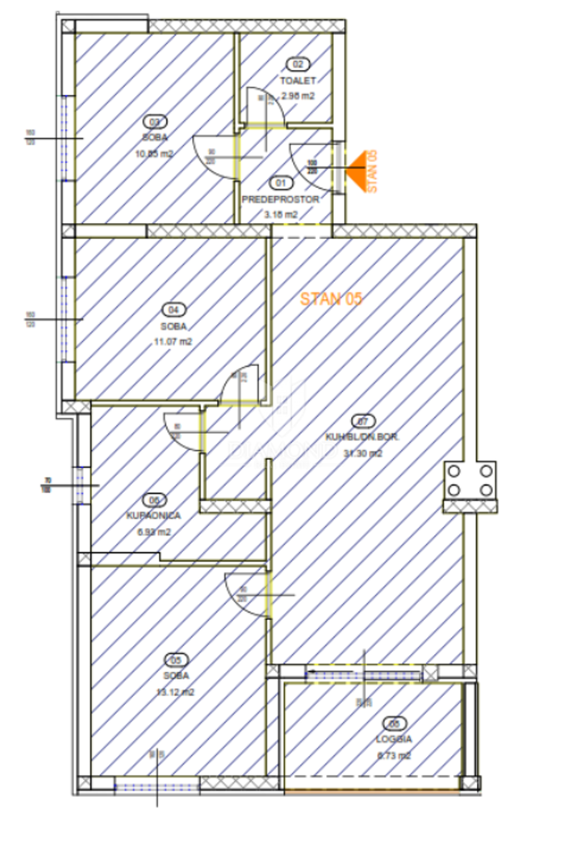 Condominio en Kastav, Primorsko-Goranska Županija 12757320