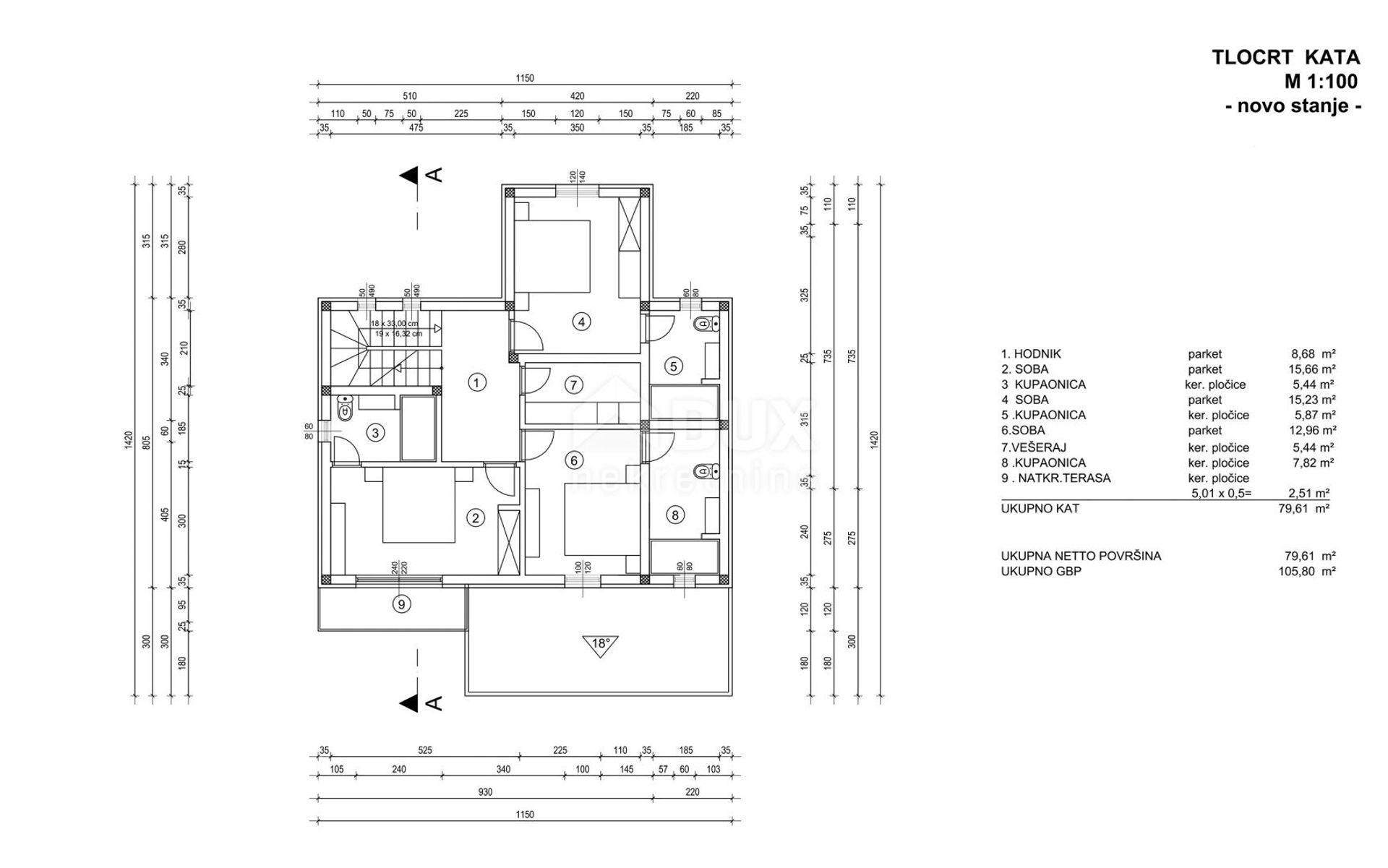 Rumah di Dobrinj, Primorsko-Goranska Zupanija 12765385