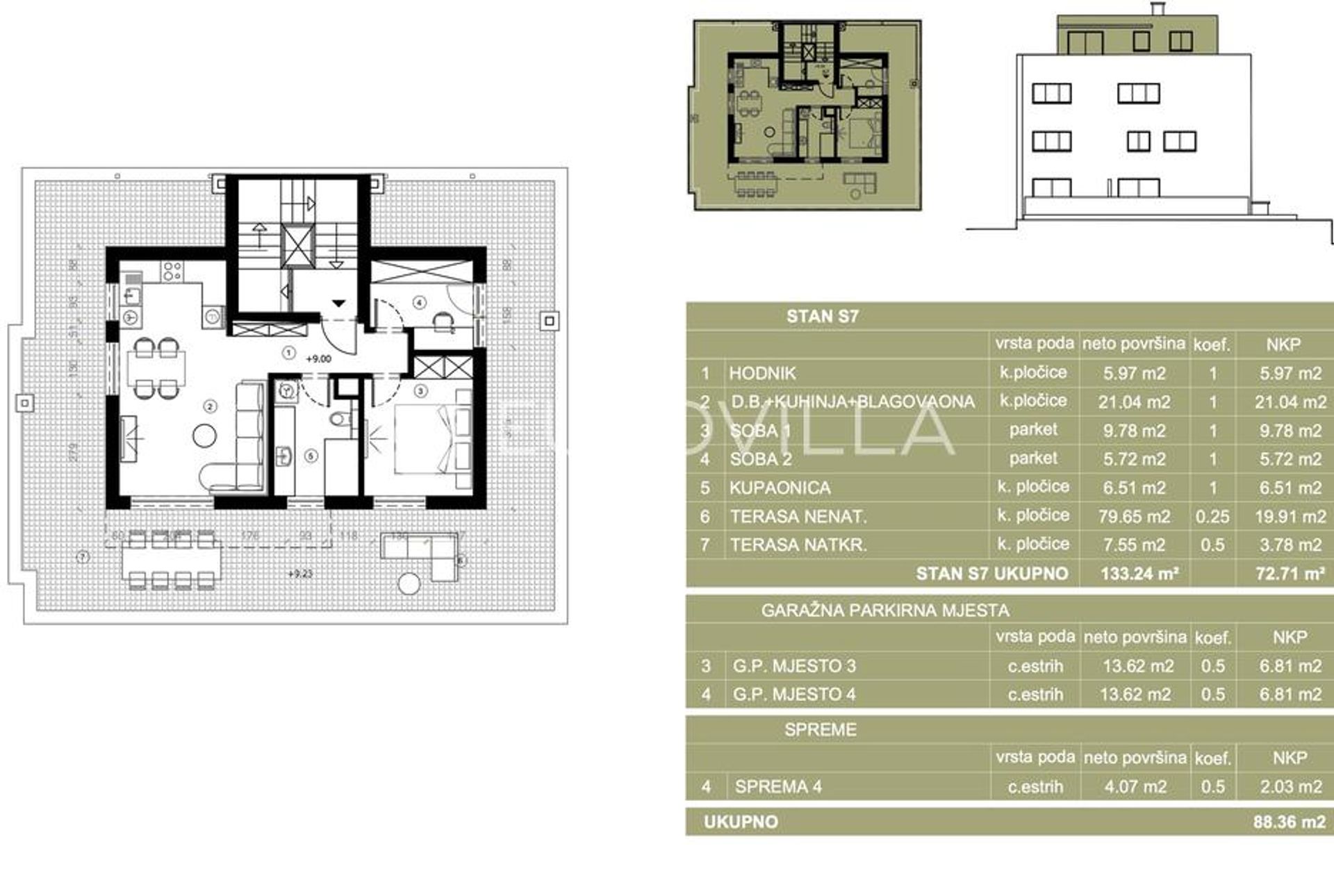 Kondominium w Kaštel Sućurac, Splitsko-dalmatinska županija 12765690