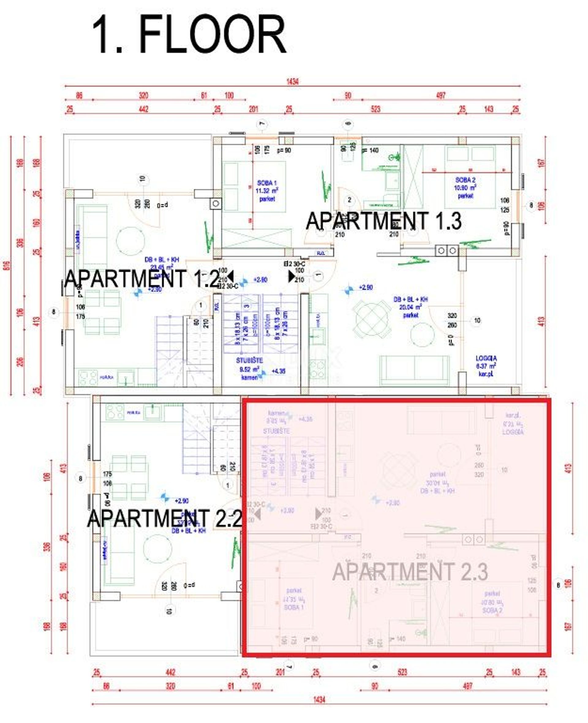 Condominium in Nerezine, Primorje-Gorski Kotar County 12765792