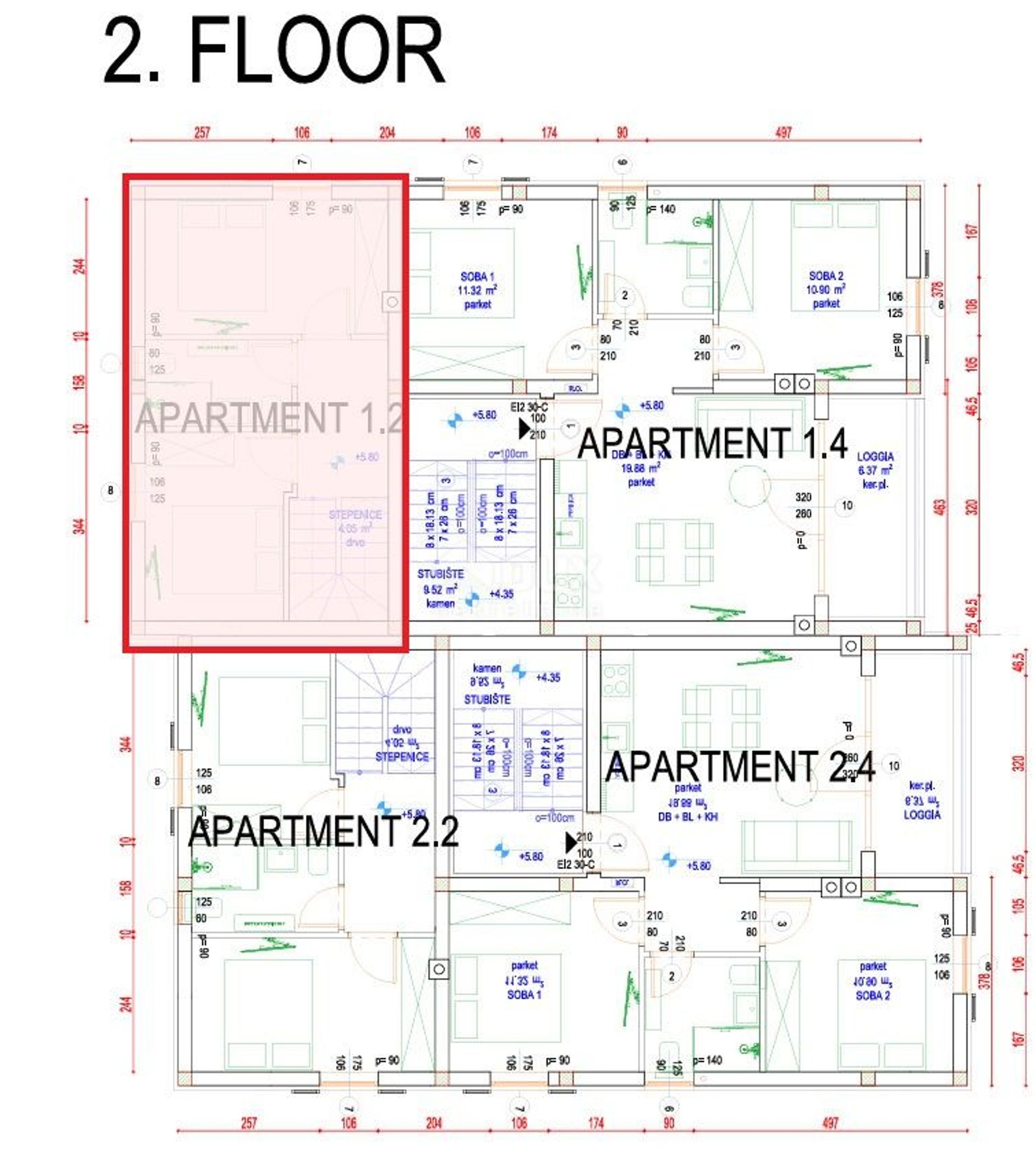 Condominium dans Nerezine, Primorje-Gorski Kotar County 12765989