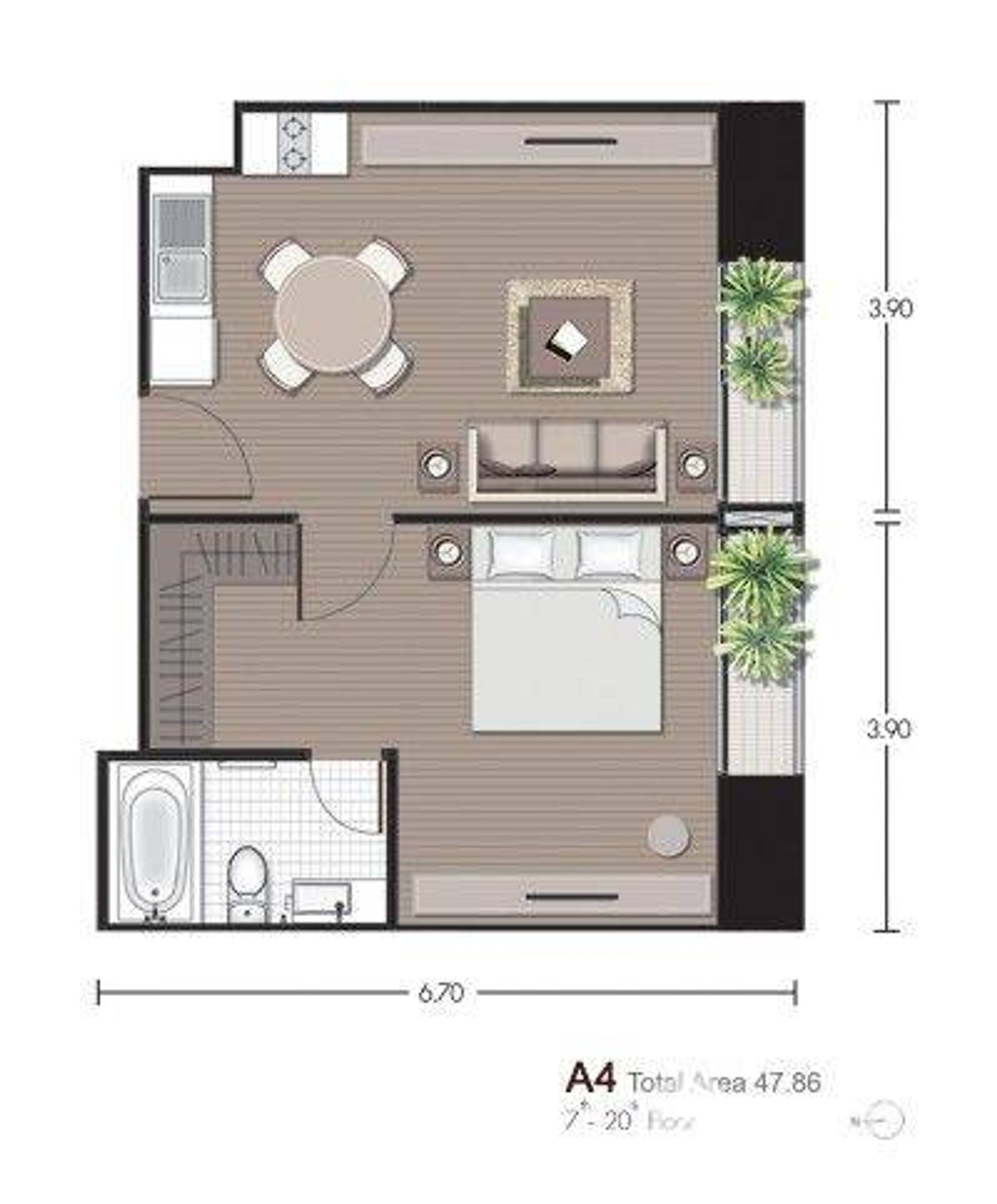 Kondominium di , Krung Thep Maha Nakhon 12770619