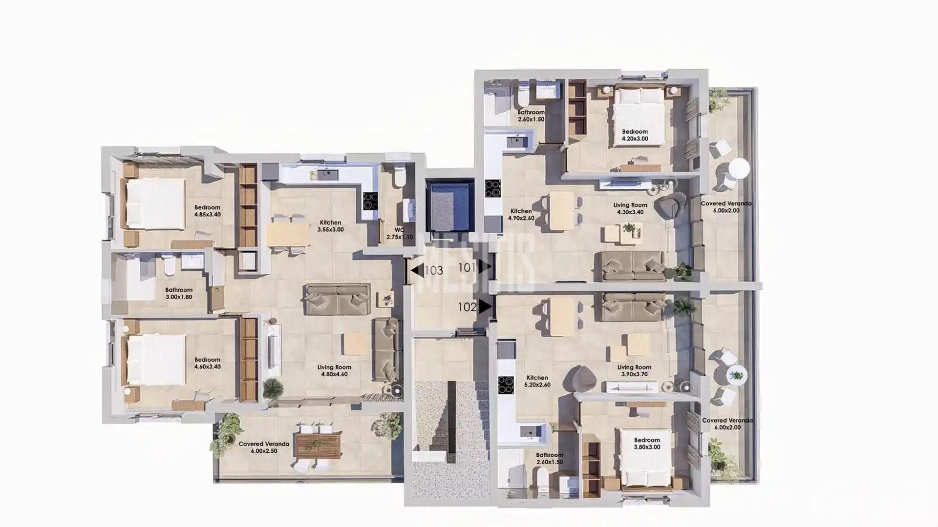 Condominium dans Strovolos, Nicosia 12792353