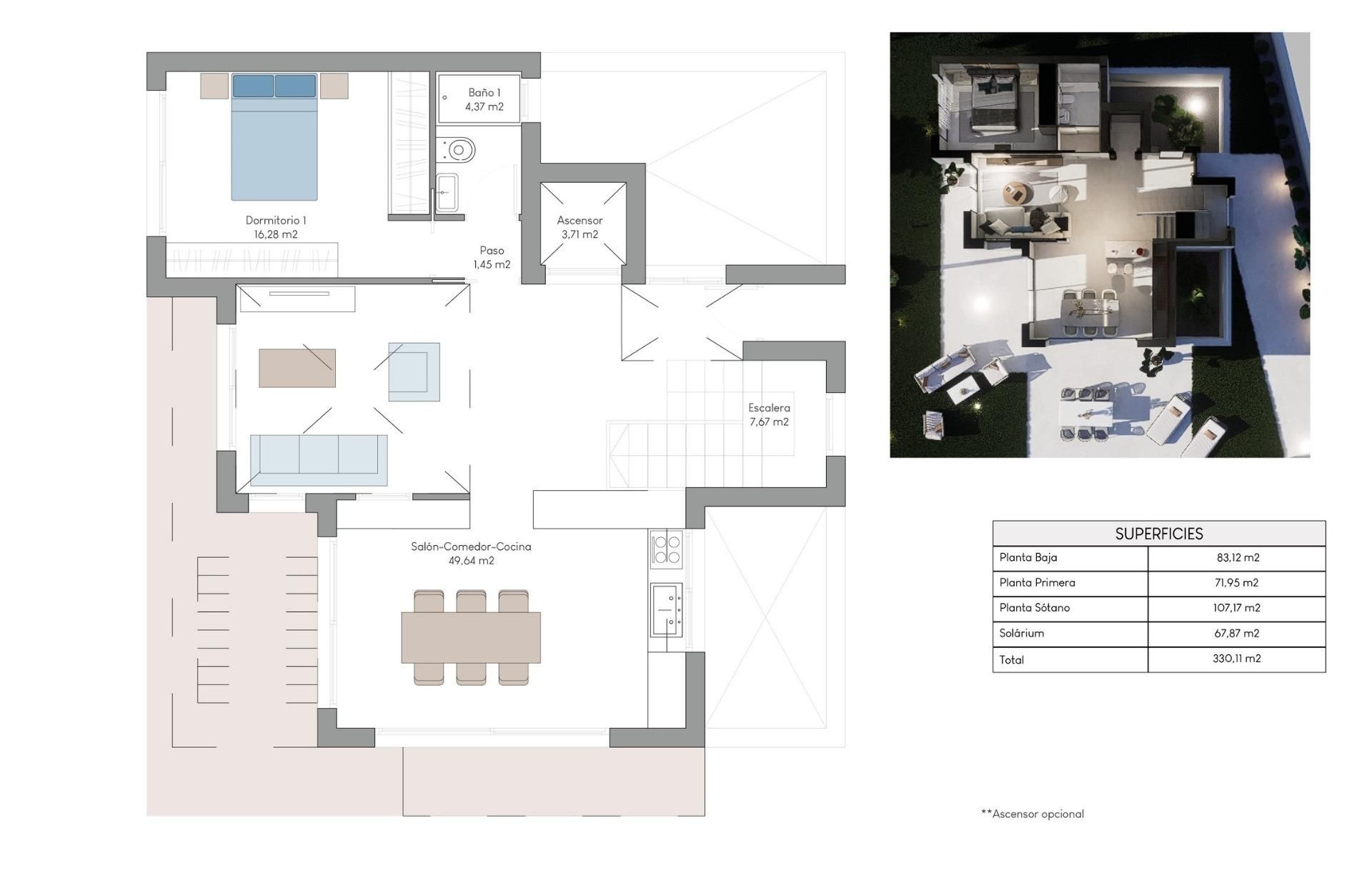 Rumah di Finestrat, Comunidad Valenciana 12796420