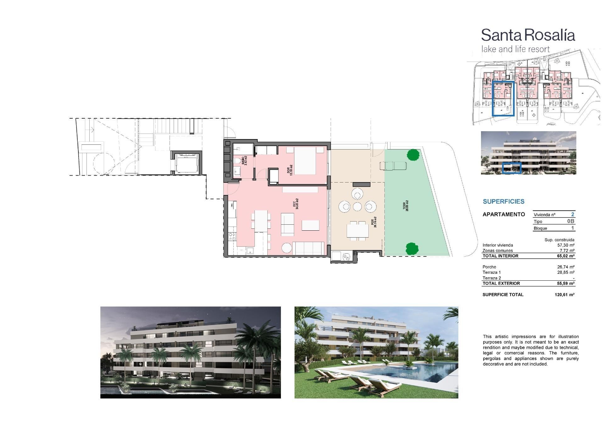 Kondominium dalam Torre-Pacheco, Región de Murcia 12797194