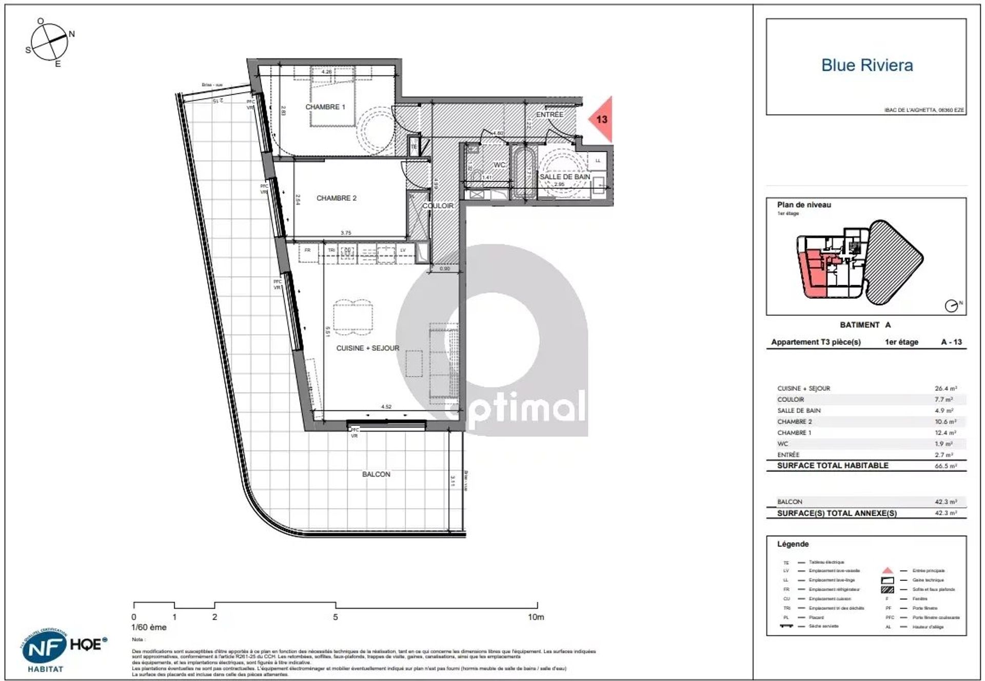 Kondominium di Èze, Alpes-Maritimes 12800388