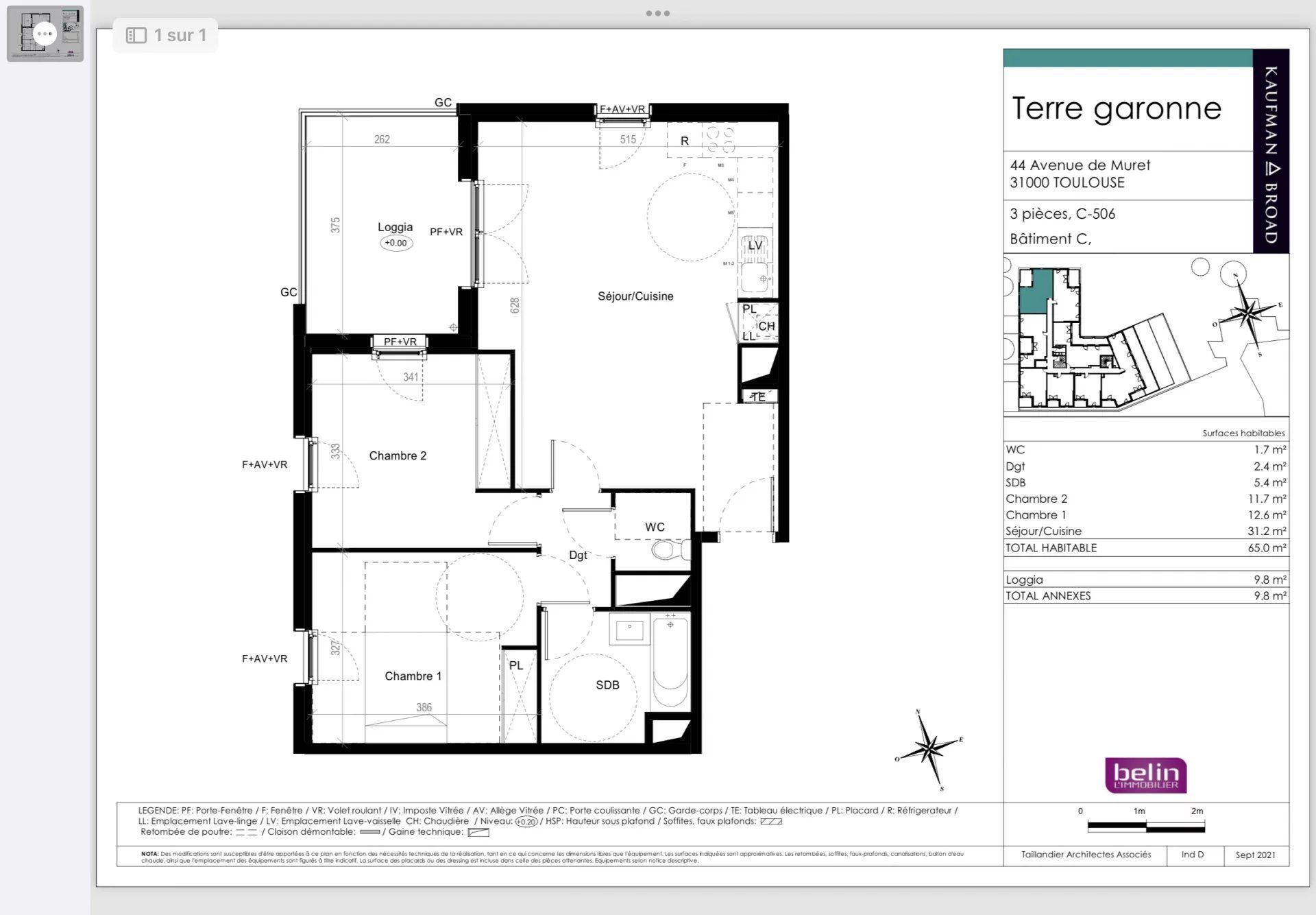 Kondominium dalam Toulouse, Haute-Garonne 12802278