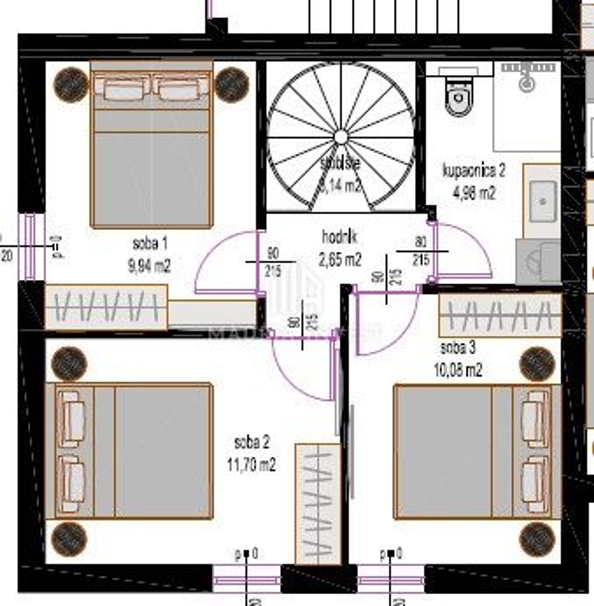 Condominium dans Zaton, Zadar County 12804438