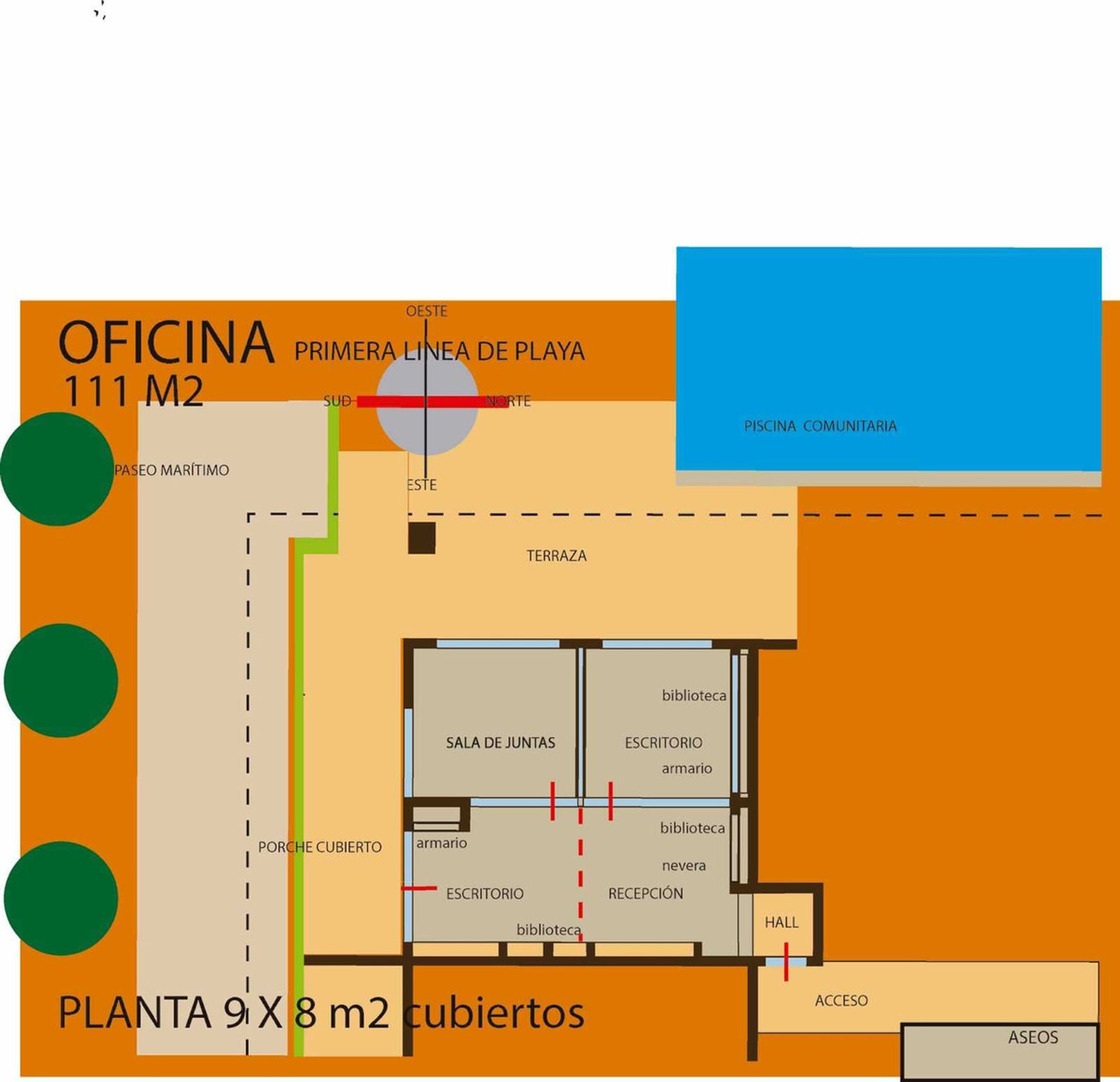 Oficina en Marbella, Andalucía 12809646