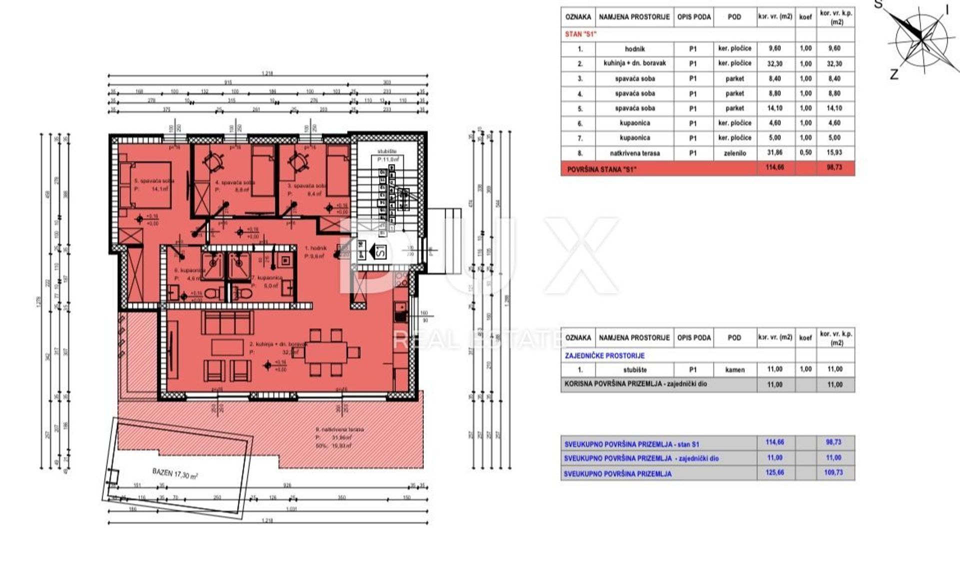 Condominium dans Kožino, Zadar County 12809772