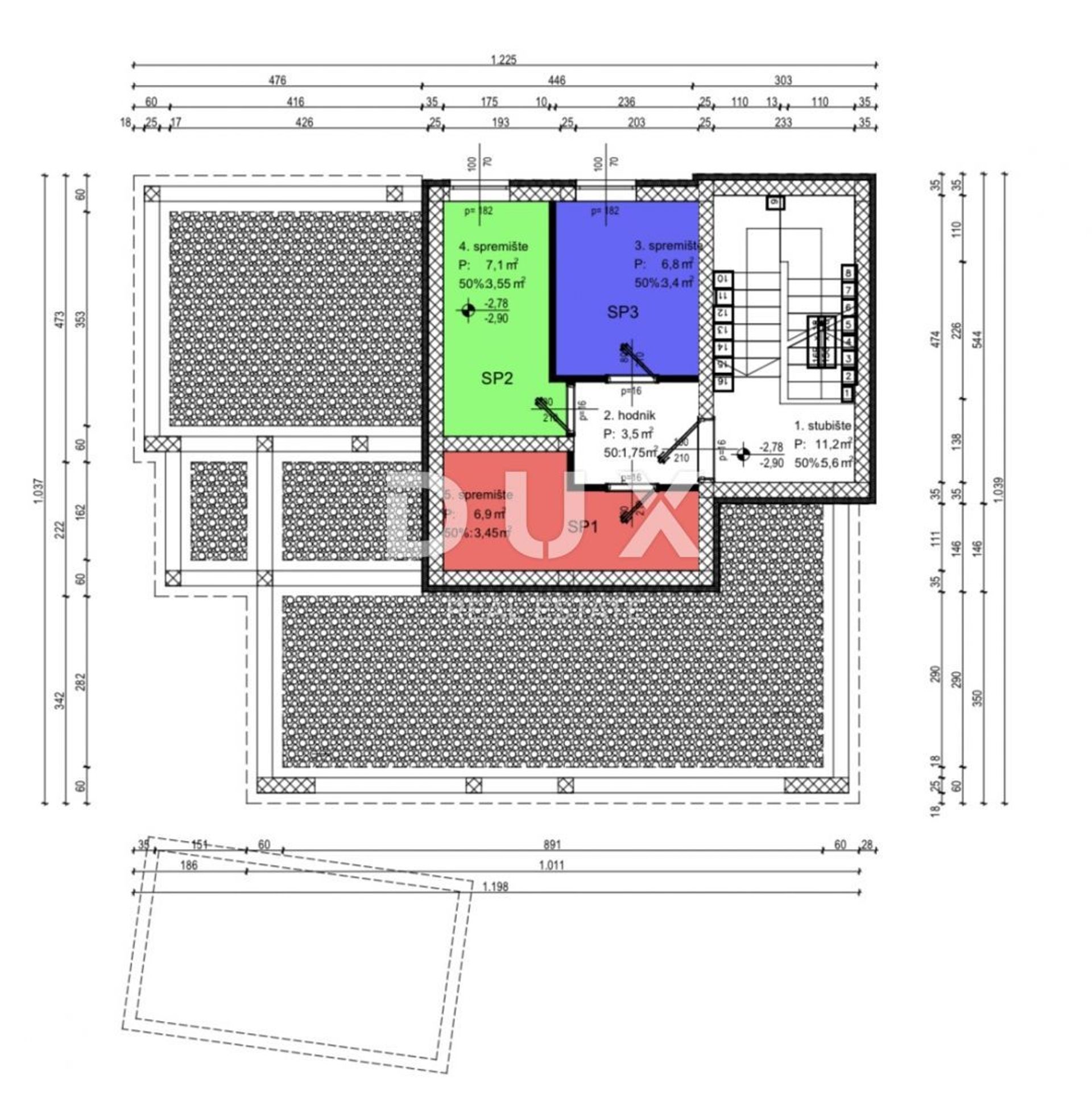 Condominium dans Kožino, Zadar County 12809772