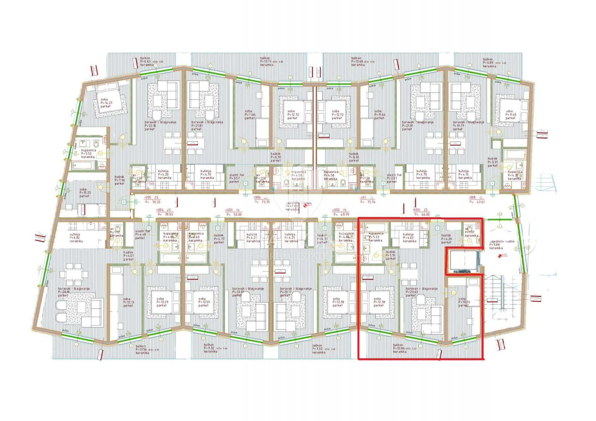 Condominium in Poreč, Istria County 12822100