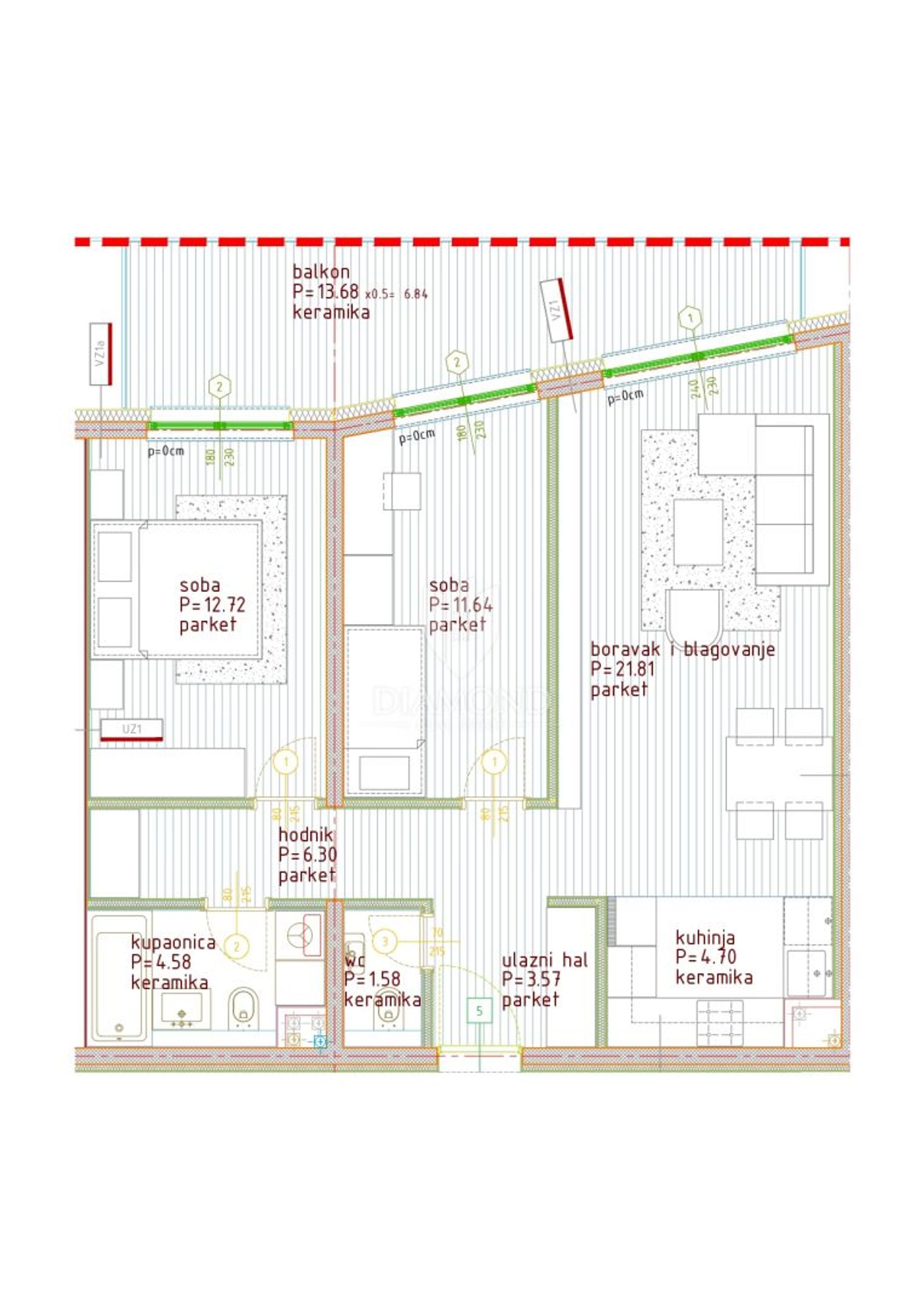 Condominio en Poreč, Istria County 12823905