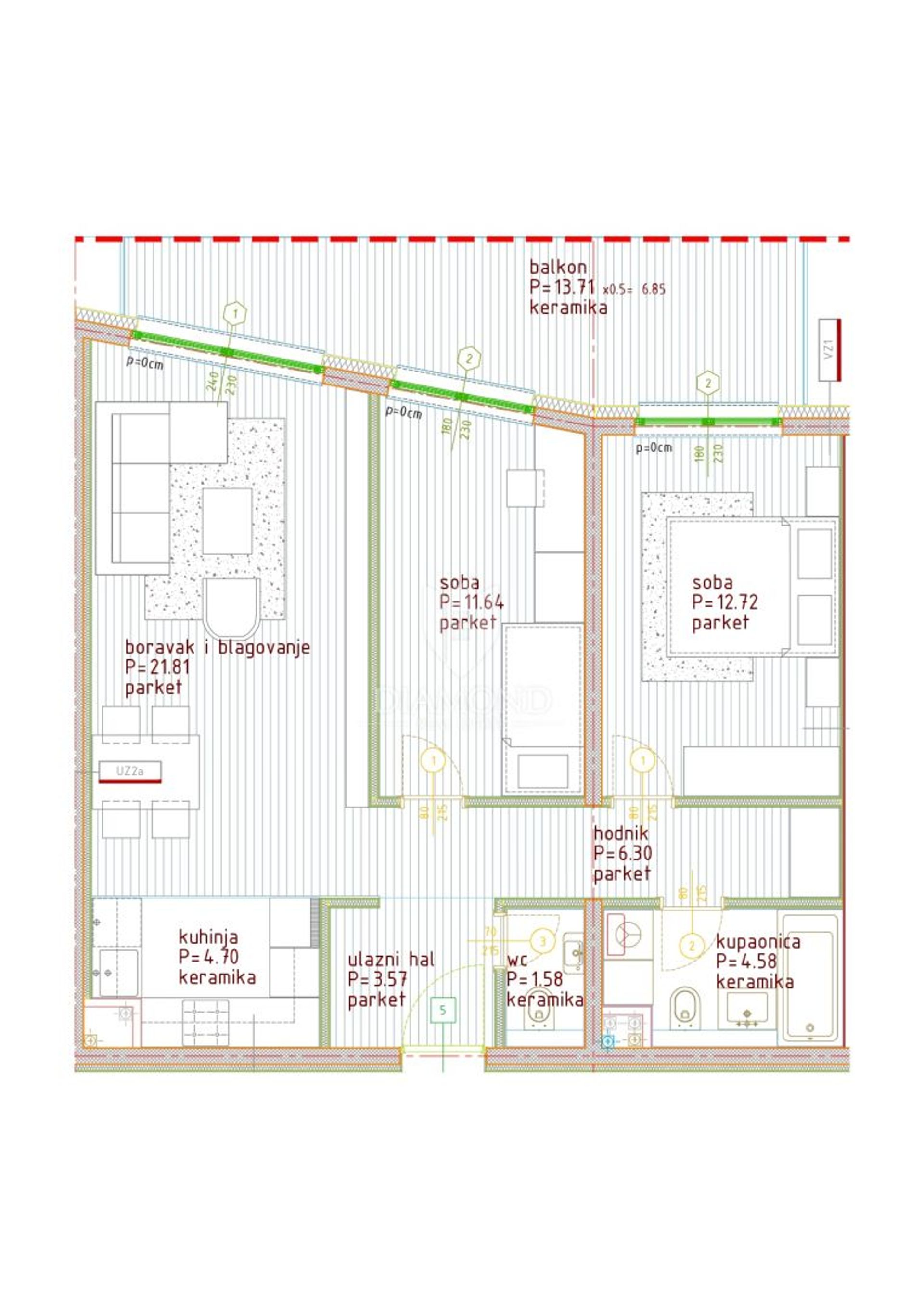 Condominio nel Poreč, Istria County 12823907