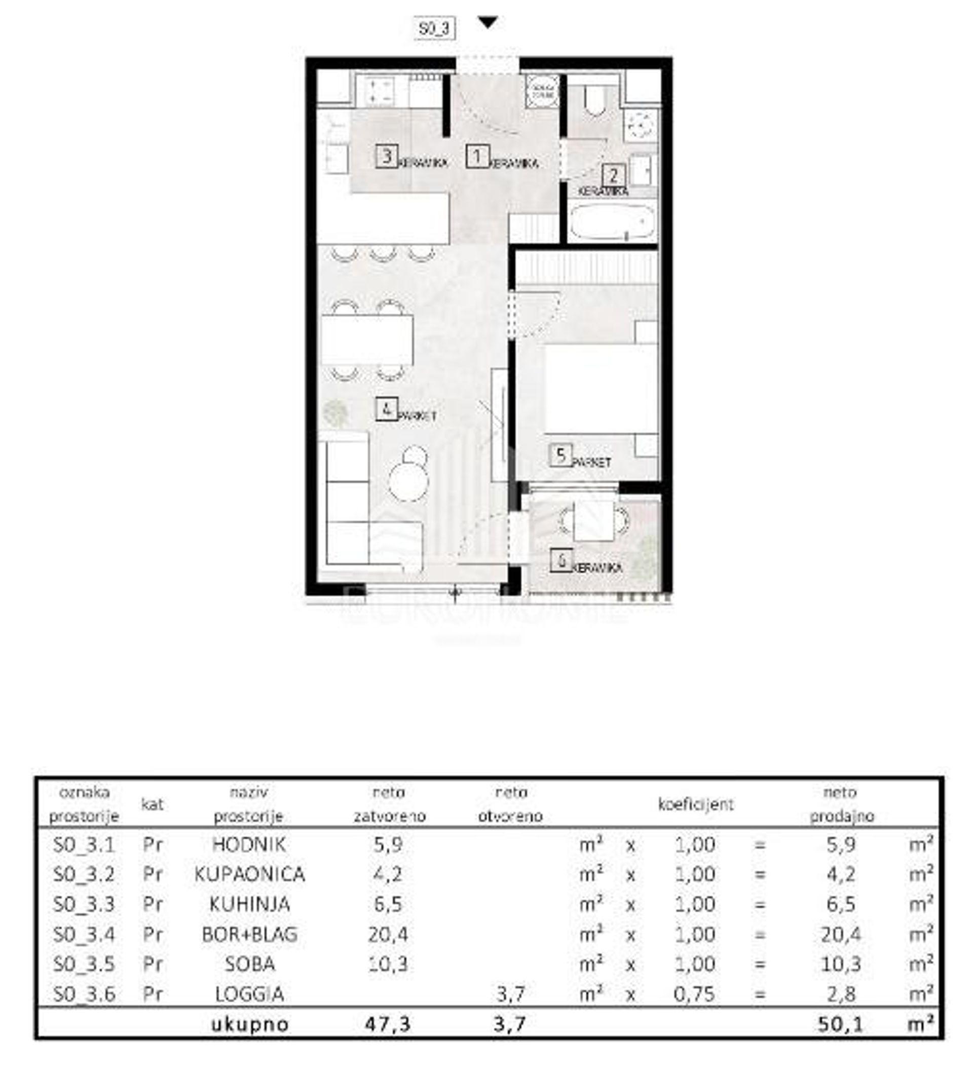 Condominio nel Zagreb, City of Zagreb 12824273