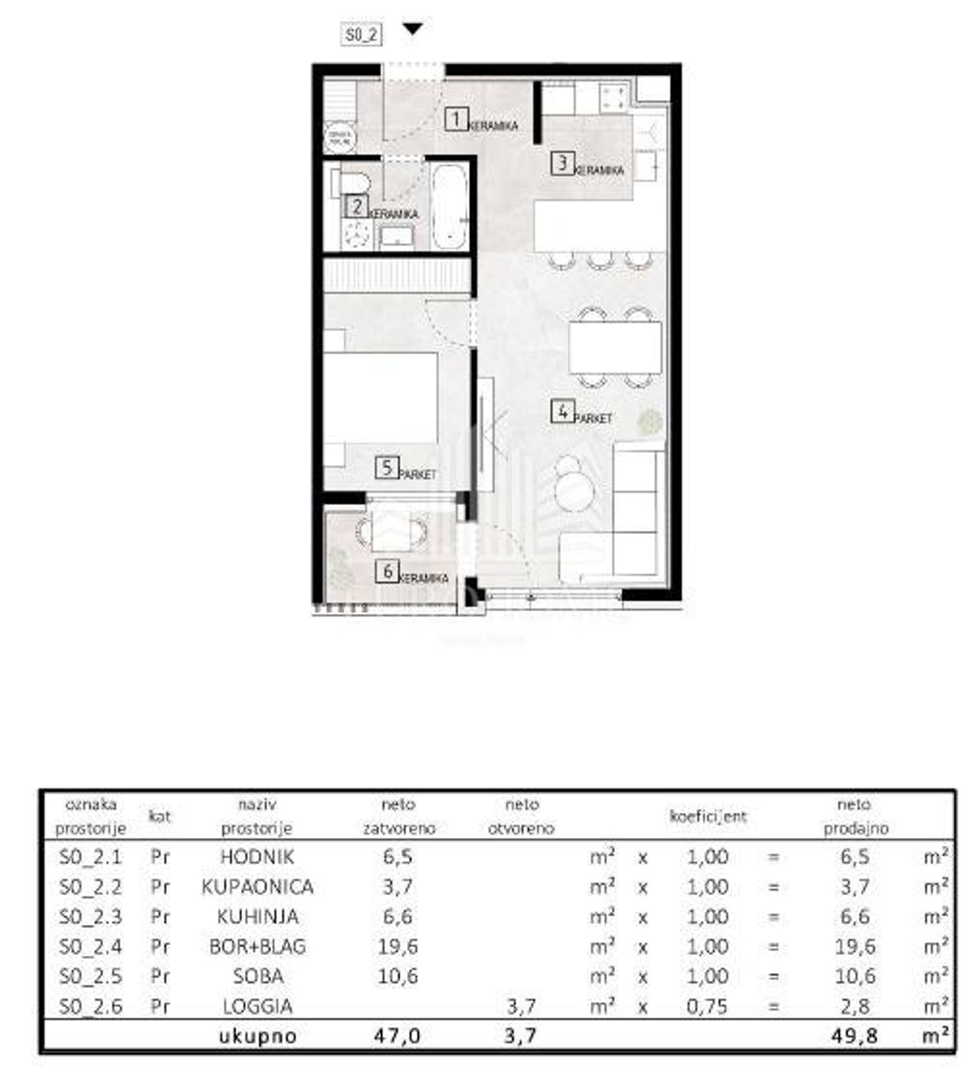 Condominio en Zagreb, City of Zagreb 12824274