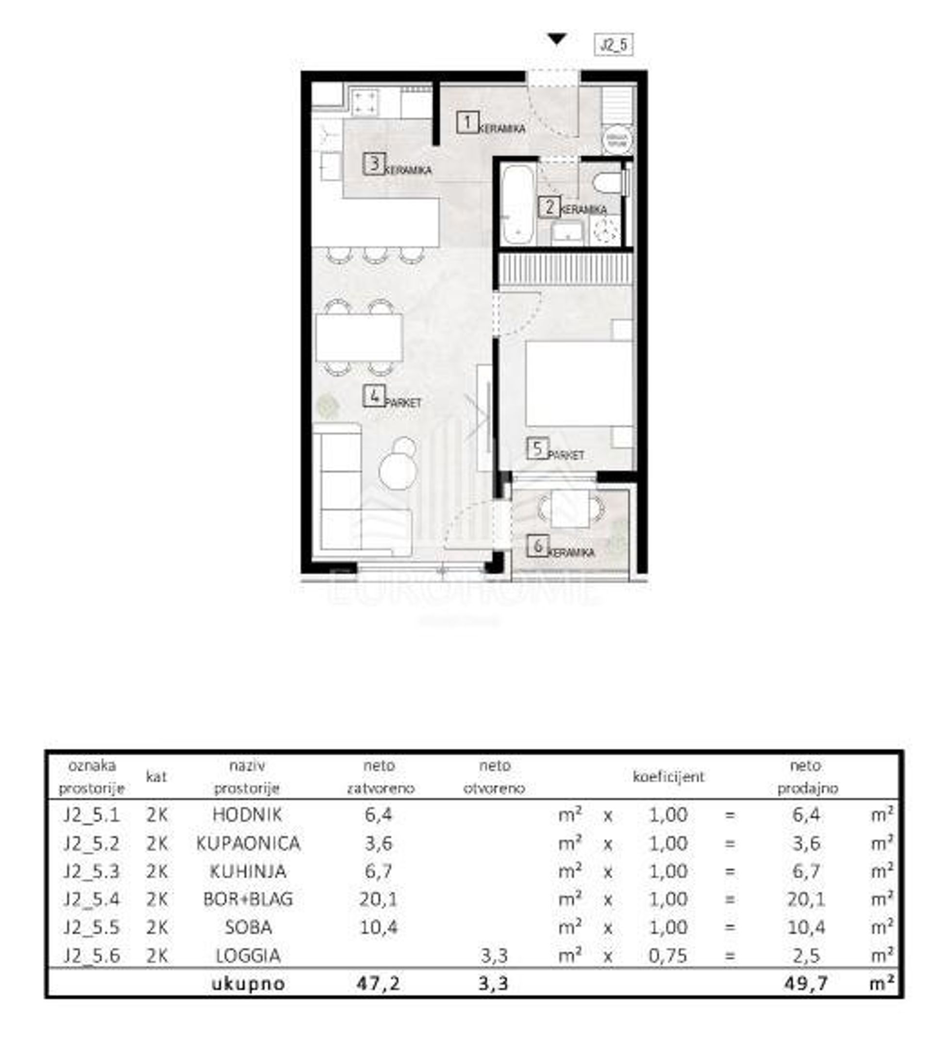 Condominium in Zagreb, City of Zagreb 12825087