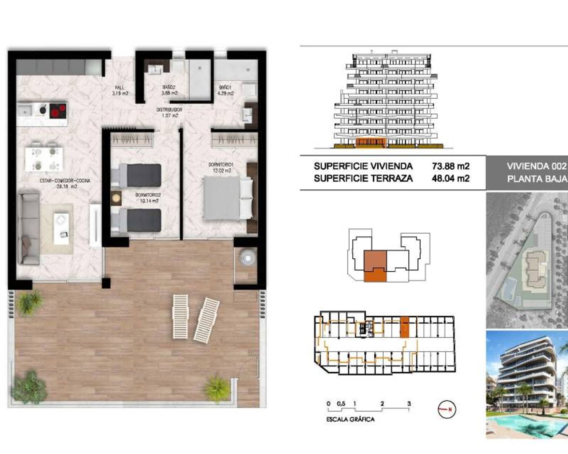 Condominio en Guardamar del Segura, Comunidad Valenciana 12827197