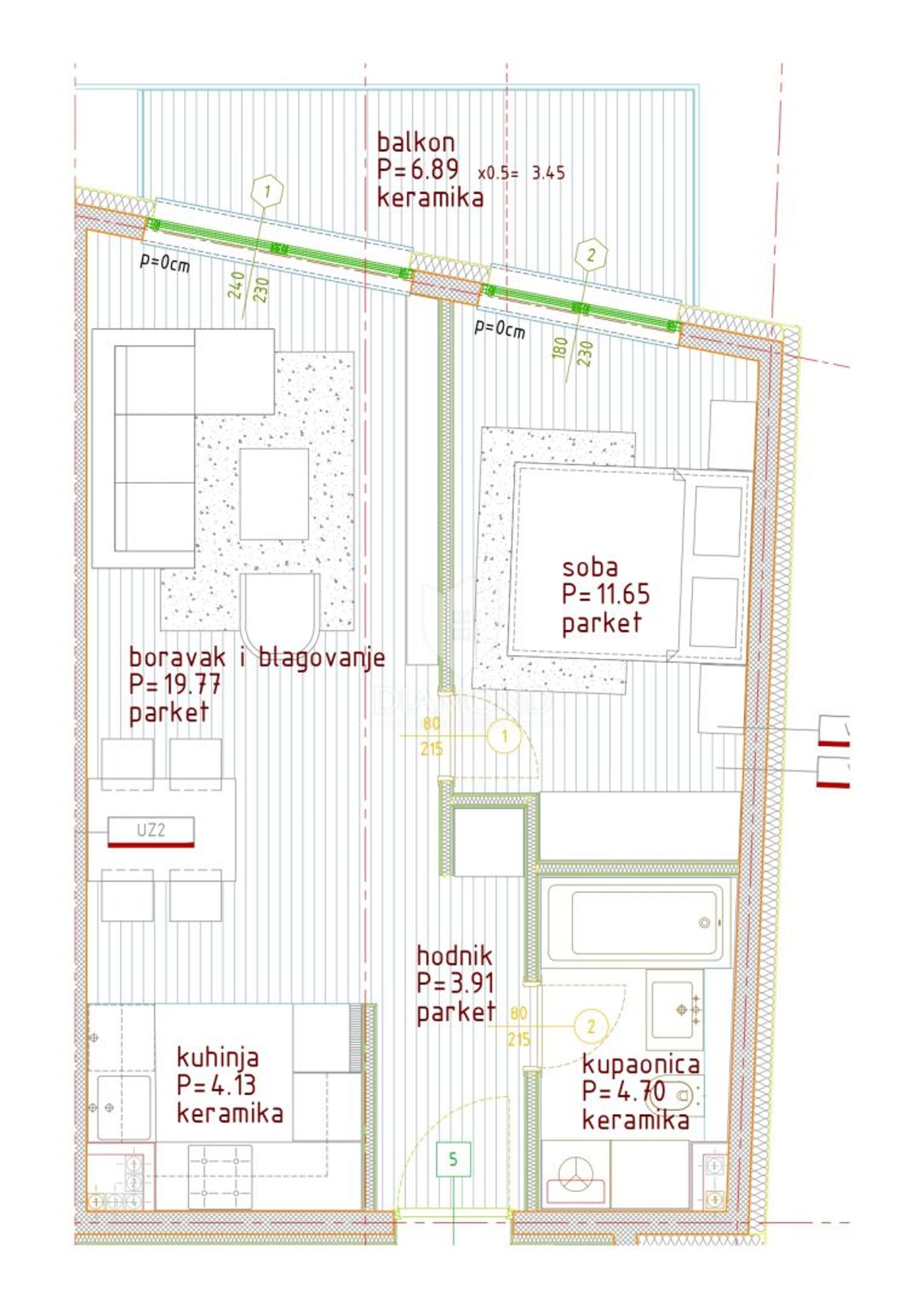 Condominium dans Poreč, Istria County 12827567