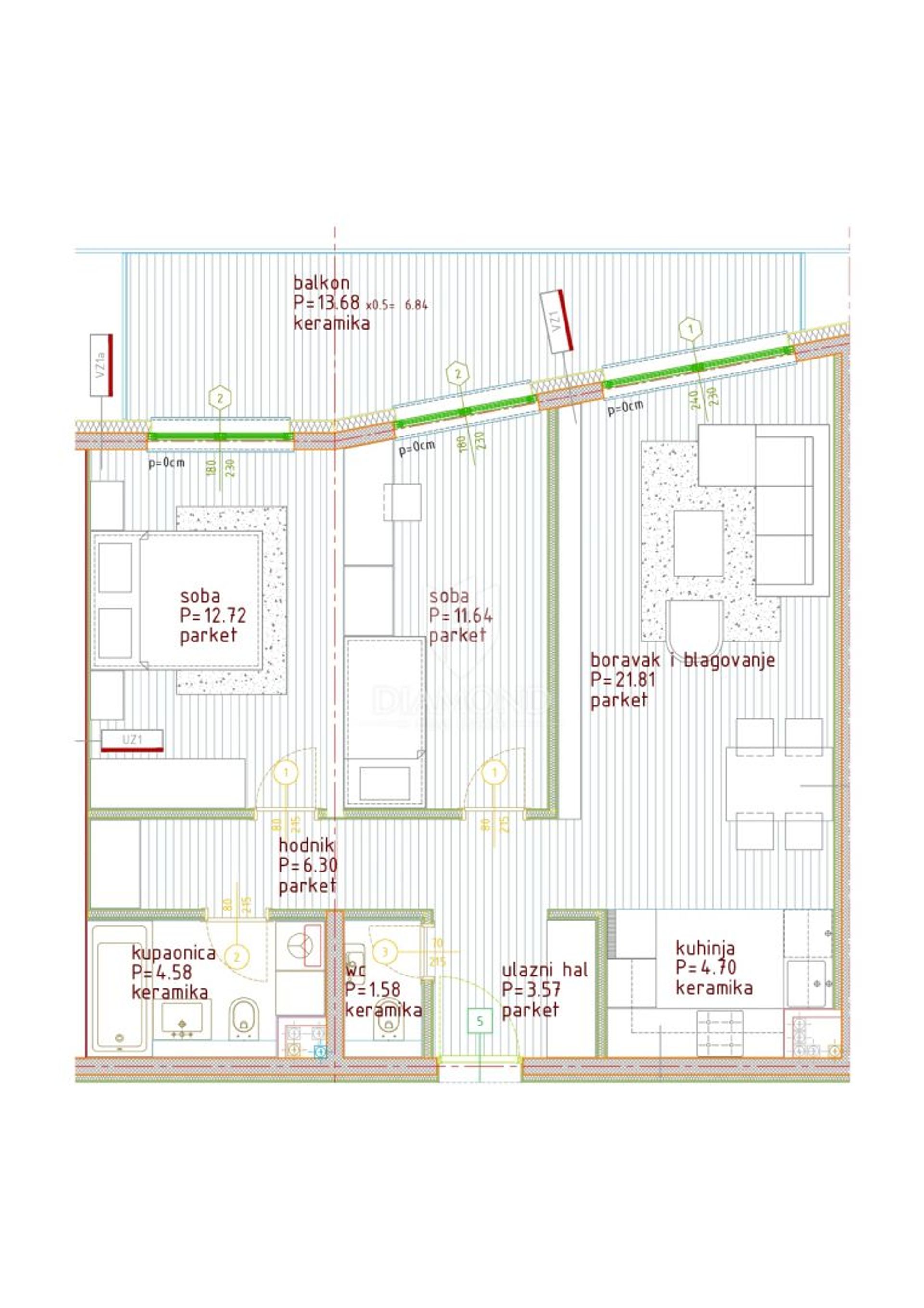 Condominio nel Poreč, Istria County 12827650