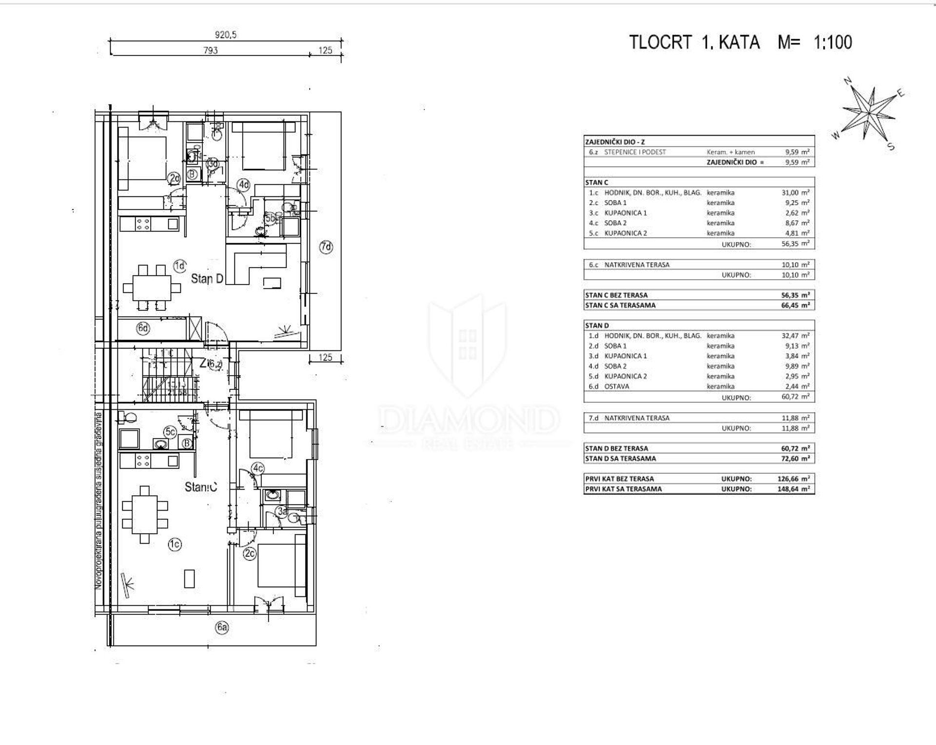 Condominium in Murine, Istria County 12828732