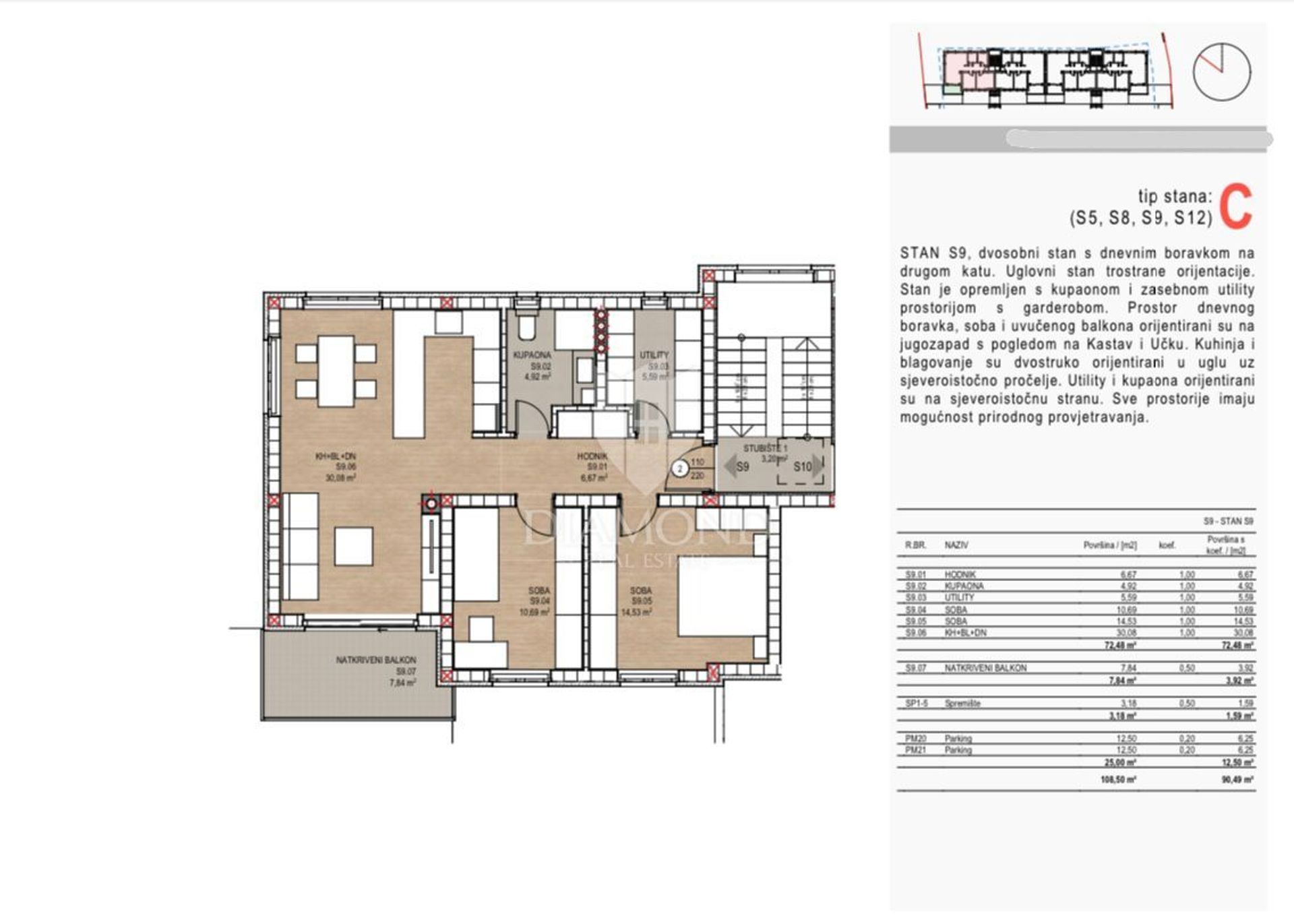 Condominio en Viskovo, Primorsko-Goranska Županija 12840536